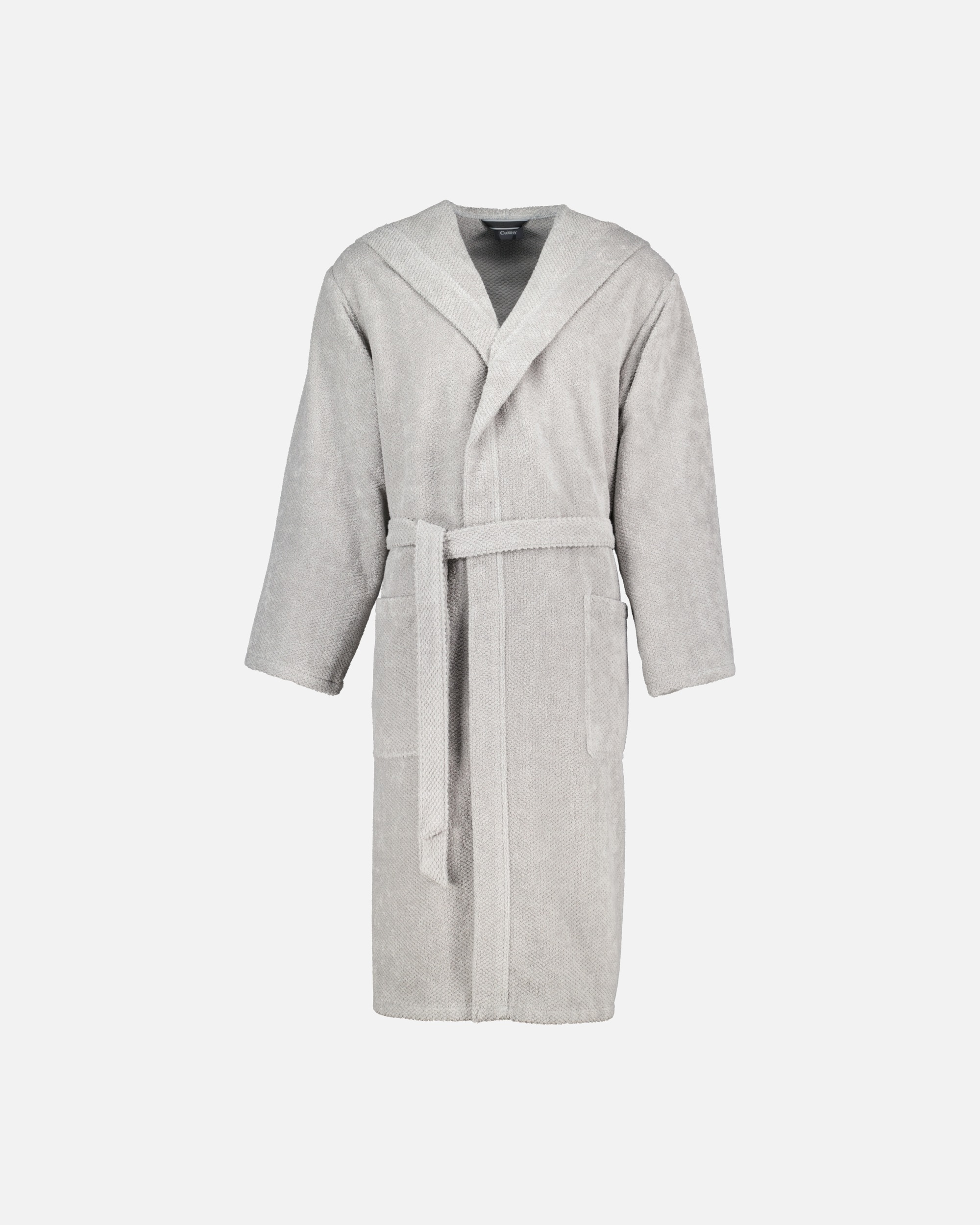 Bademantel für Männlich Cawö Cawö Bademäntel Herren Kapuze Pure 5623 stein - 727 1 Stück