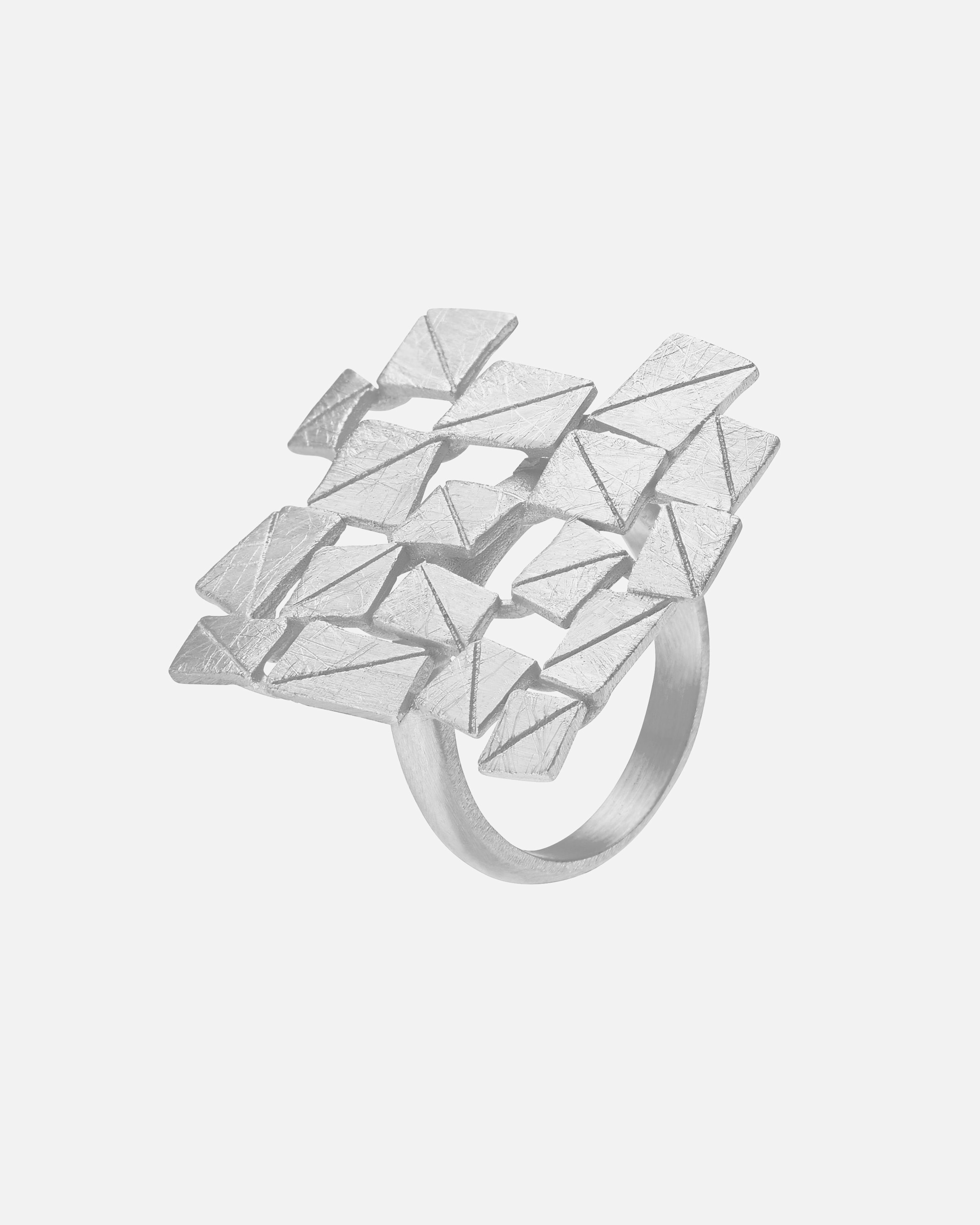 Ring für Weiblich Heideman Damenring Partis silberfarben glanzmatt 50 (15.9)