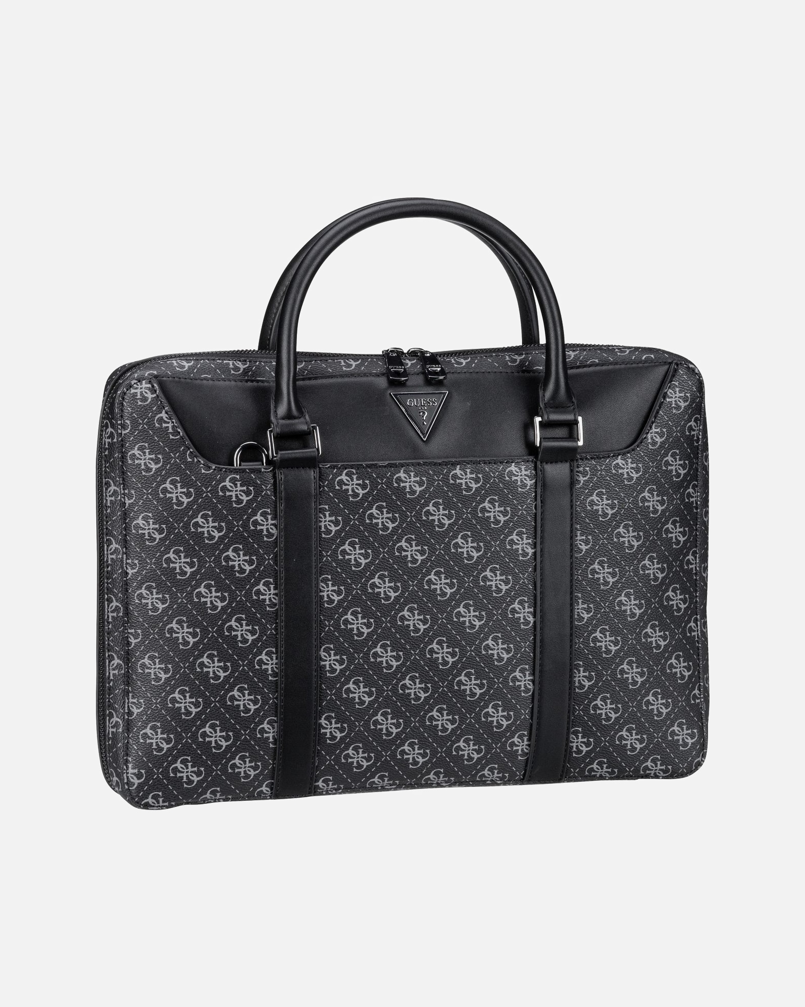 Laptoptasche für Weiblich GUESS Vezzola Aktentasche Dark Black