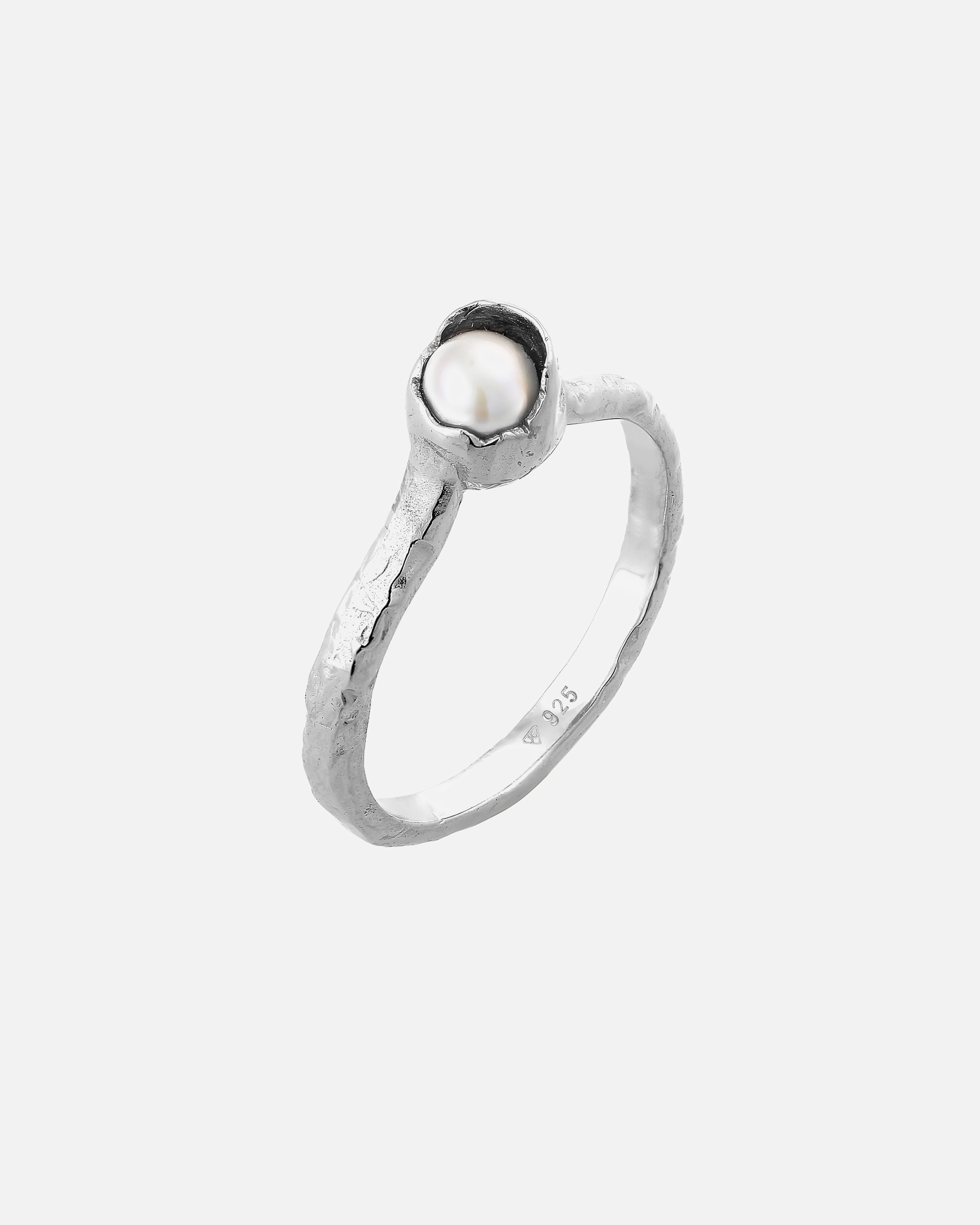 Ring für Weiblich Haze & Glory Default Brand Line Stapelring Süsswasserperle - Mutiara 925 Silber 54