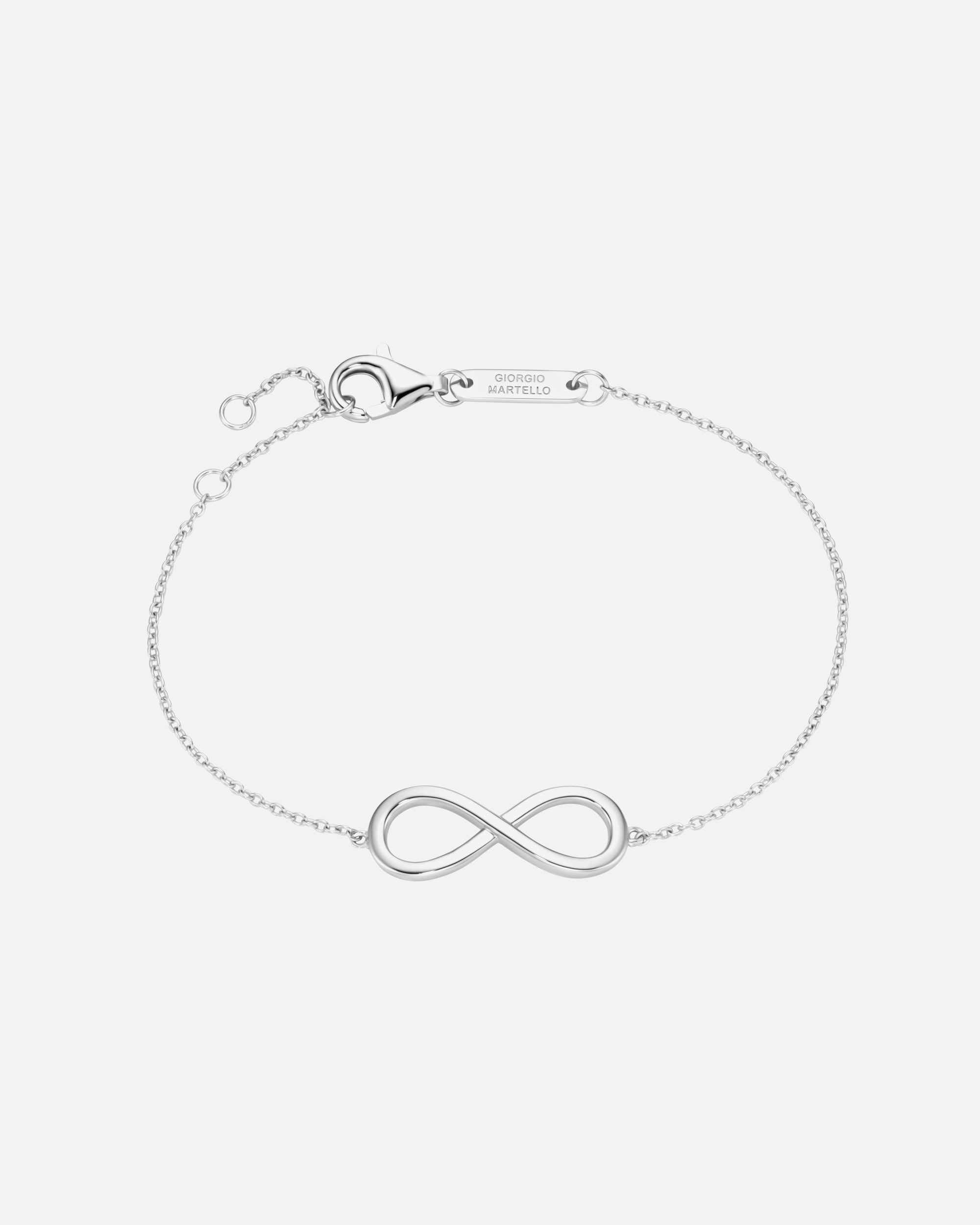 Armband für Weiblich Giorgio Martello Milano Armband Infinity, Silber 925 Silber