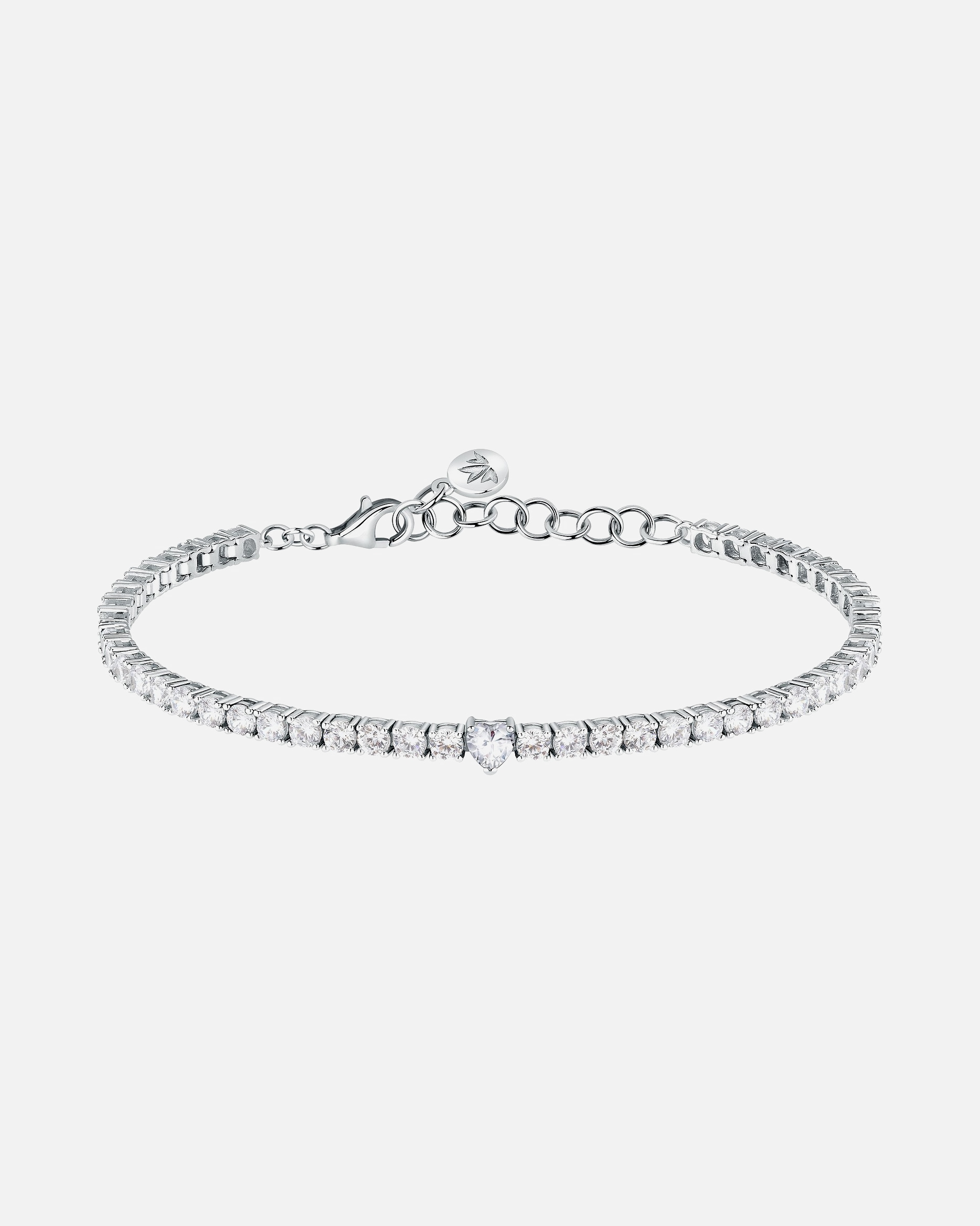 Armband für Weiblich Morellato Default Brand Line Armband 925er Silber, recycelt silber, weiß