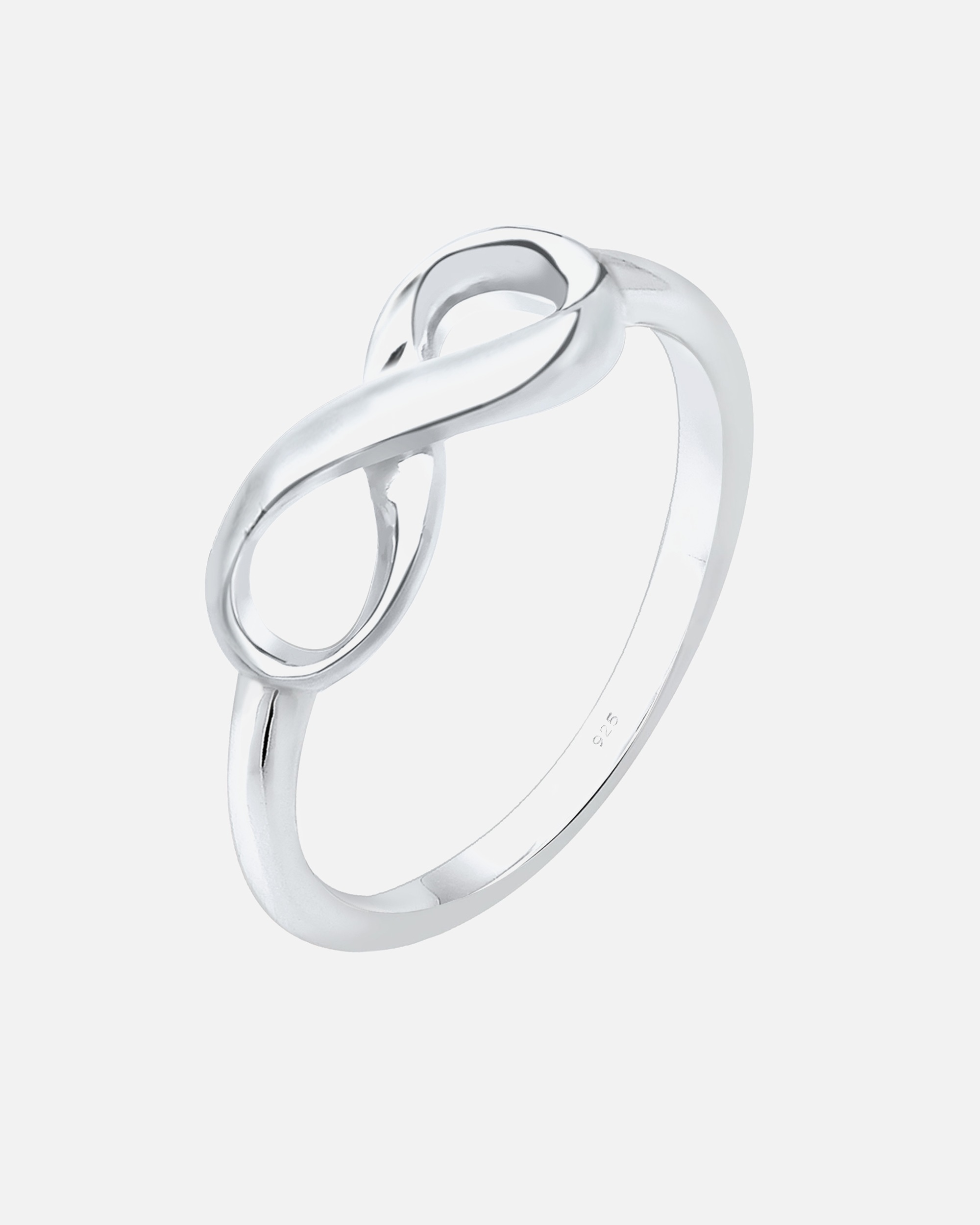 Ring für Weiblich Elli Basic Infinity Unendlichkeit 925 Sterling Silber 54