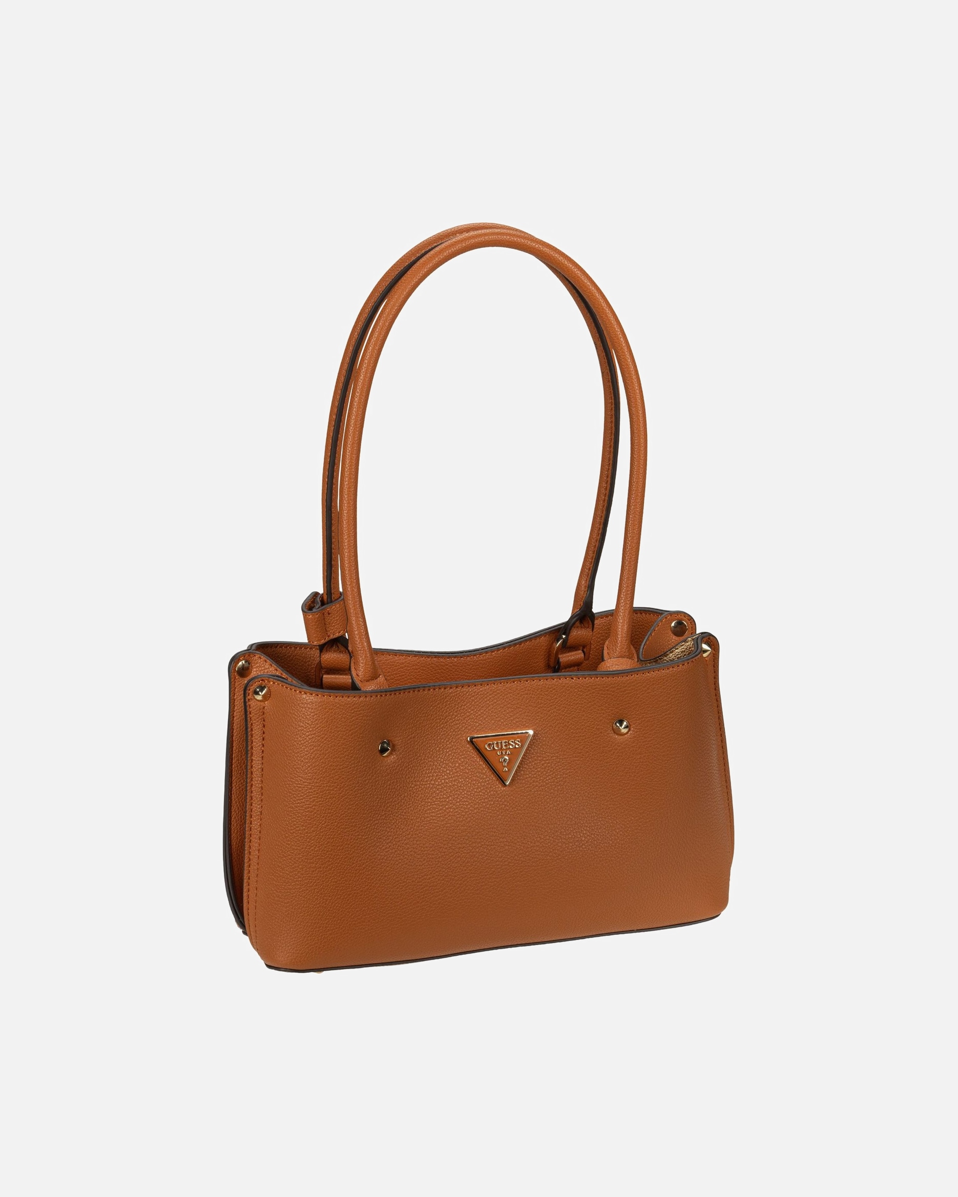 Handtasche für Weiblich GUESS Handtasche Meridian II Shoulder SAT Cognac