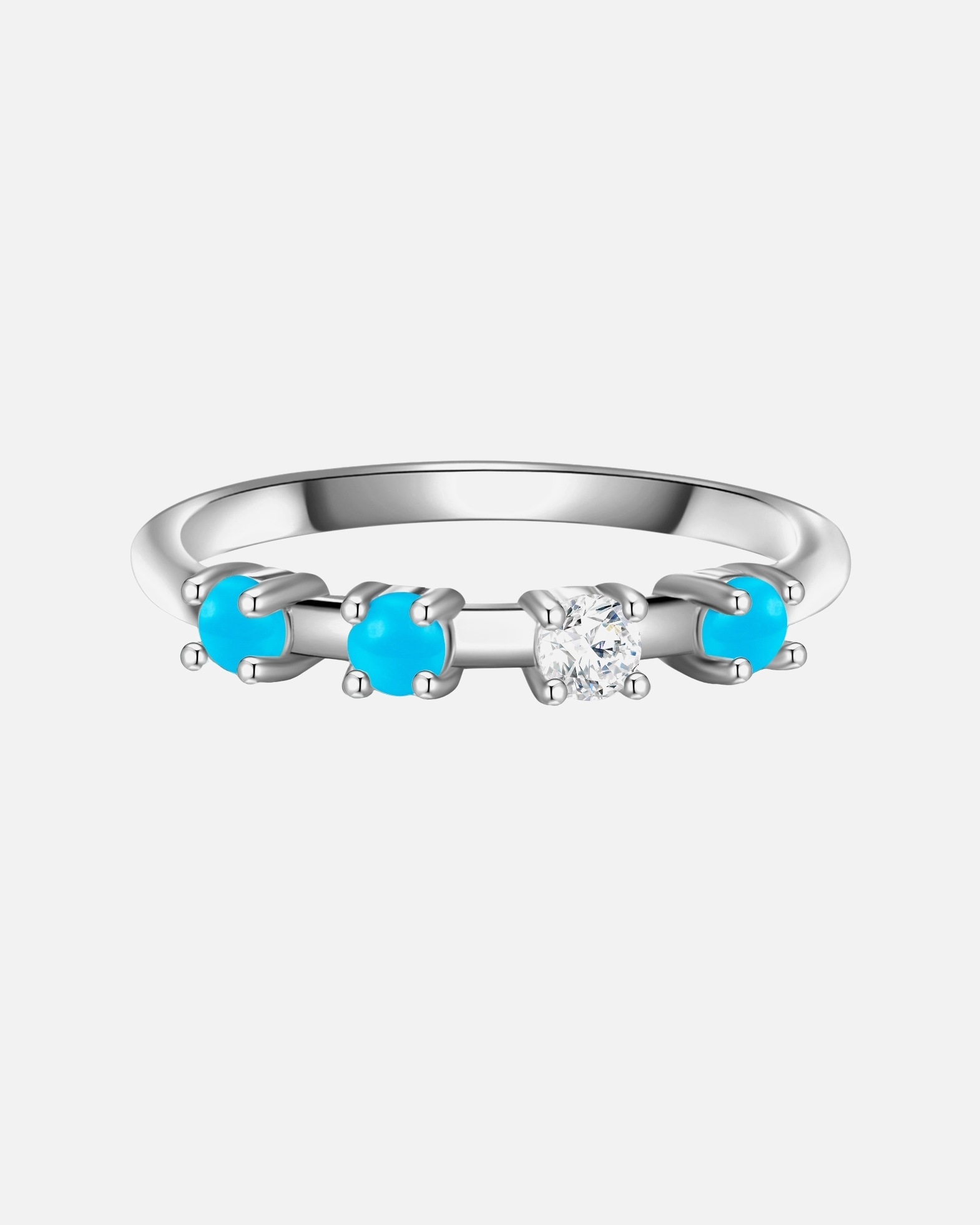 Ring für Weiblich Glanzstücke München Ring Sterling Silber Zirkonia in Silber 48