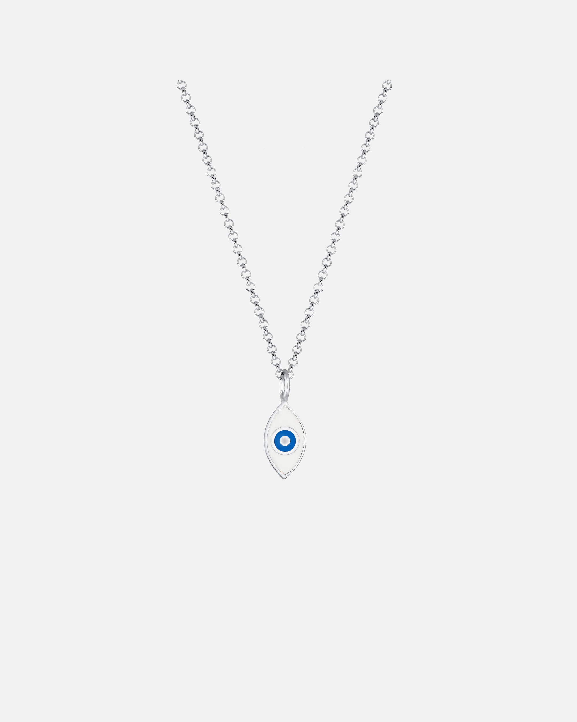 Halskette für Weiblich Elli Erbskette Evil Eye Symbol Emaille 925er Silber 1 Stück
