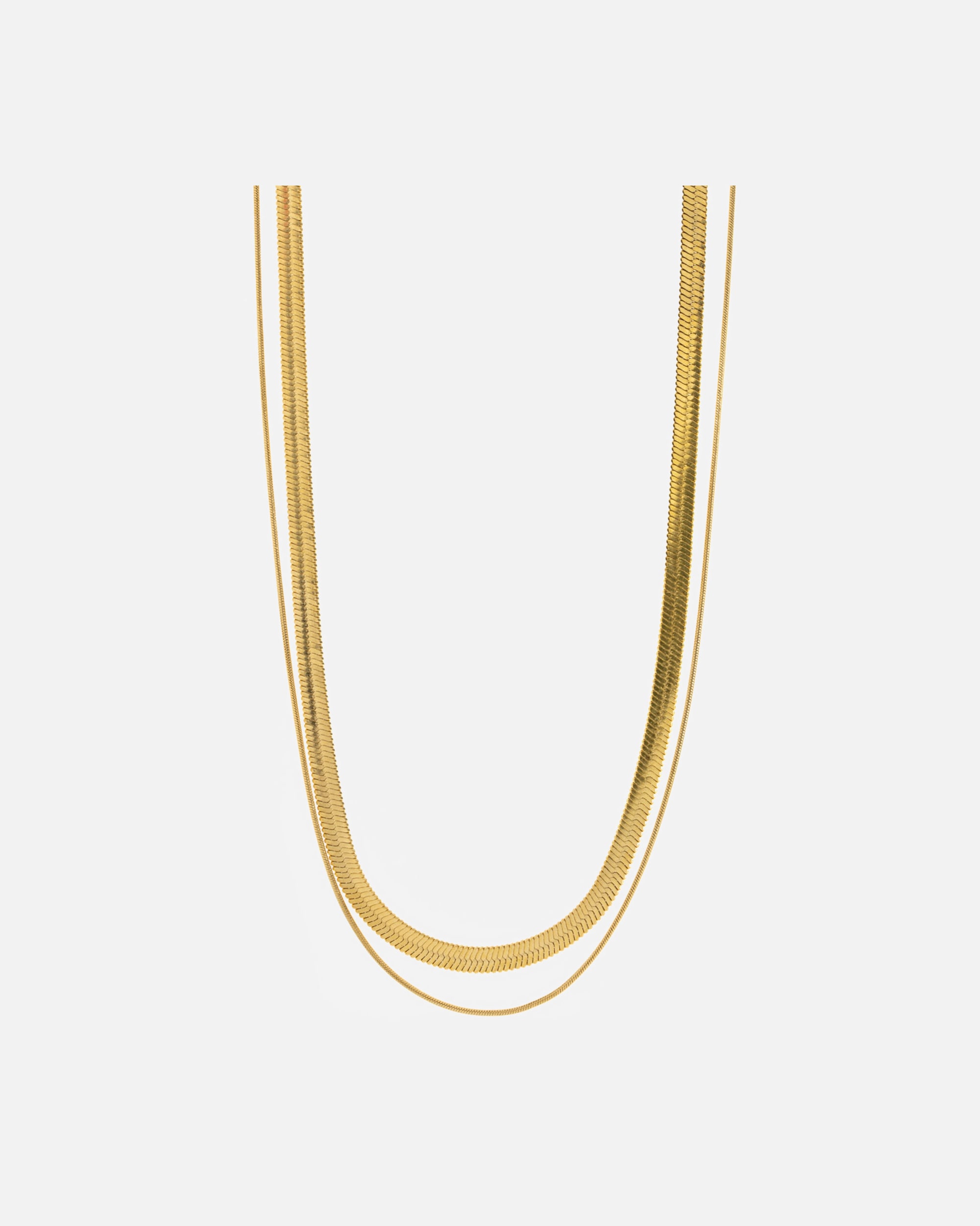 Halskette für Weiblich timi of sweden Default Brand Line Halskette Ivy aus Edelstahl 43 cm