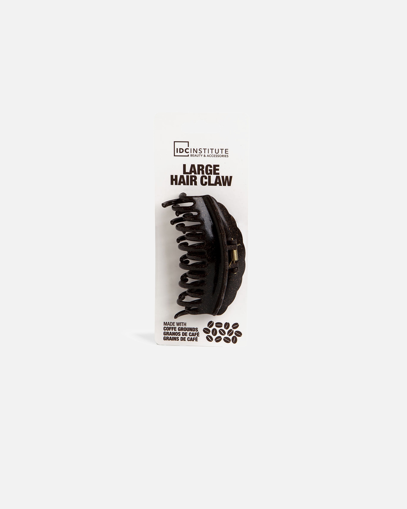 Haarclips für Weiblich IDC ECO GROSSE HAARKLAUME Kaffee 1 Stück