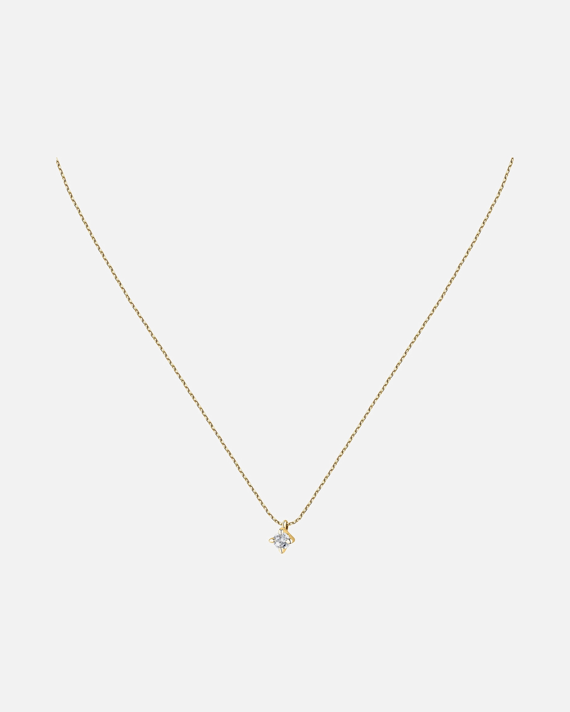 Halskette für Weiblich Live Diamond Kette 375er Gelbgold, recycelt One Size