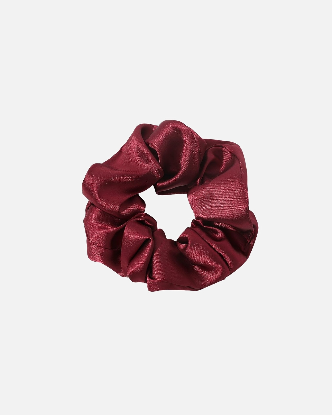 Haargummi für Weiblich SOHO SOHO Satin Scrunchie Haargummi in Dunkelgrün SOHO Satin Scrunchie Haargummi - Cherry