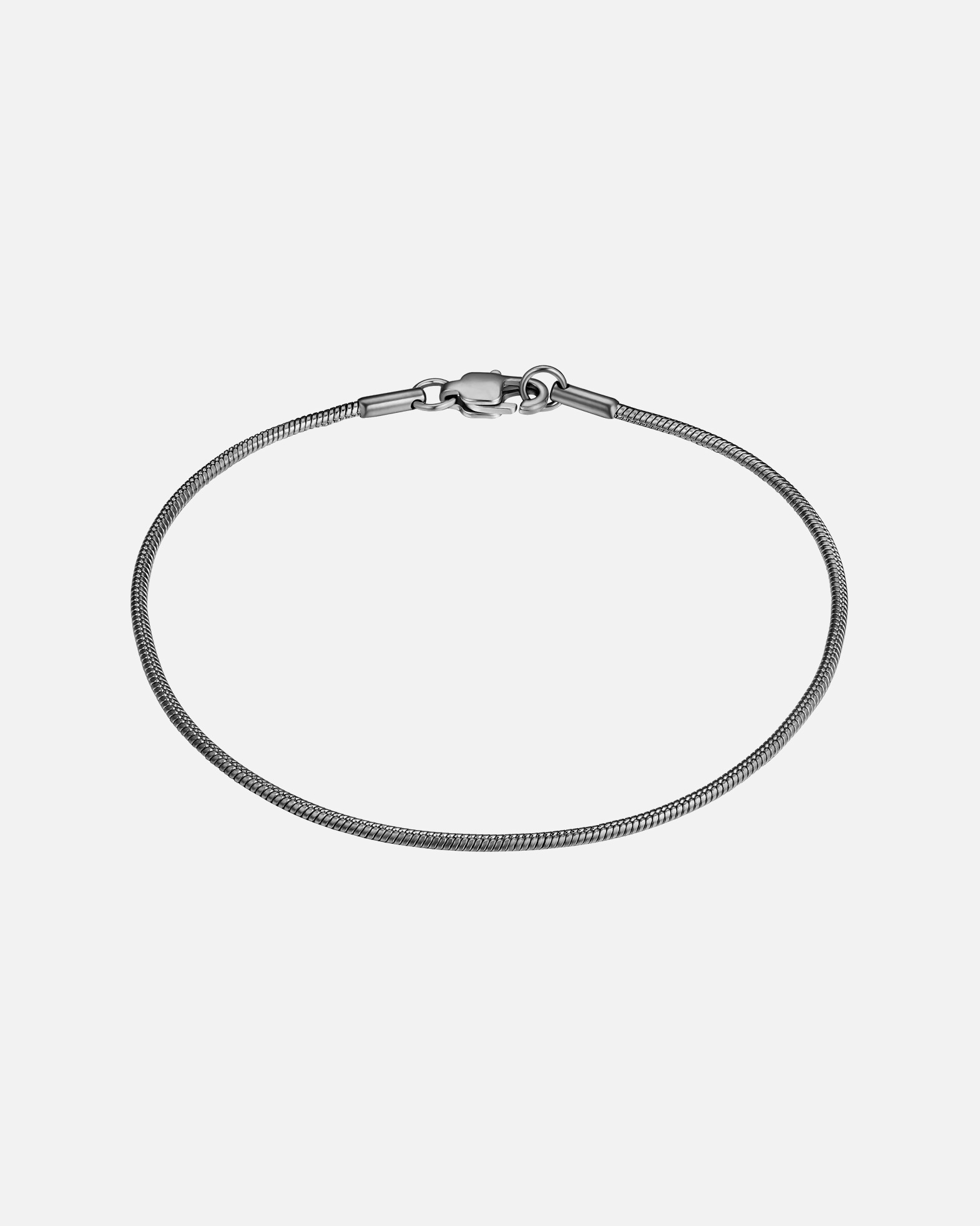 Armband für Männlich True Rebels Armband aus Edelstahl in Gunmetal 1 Stück