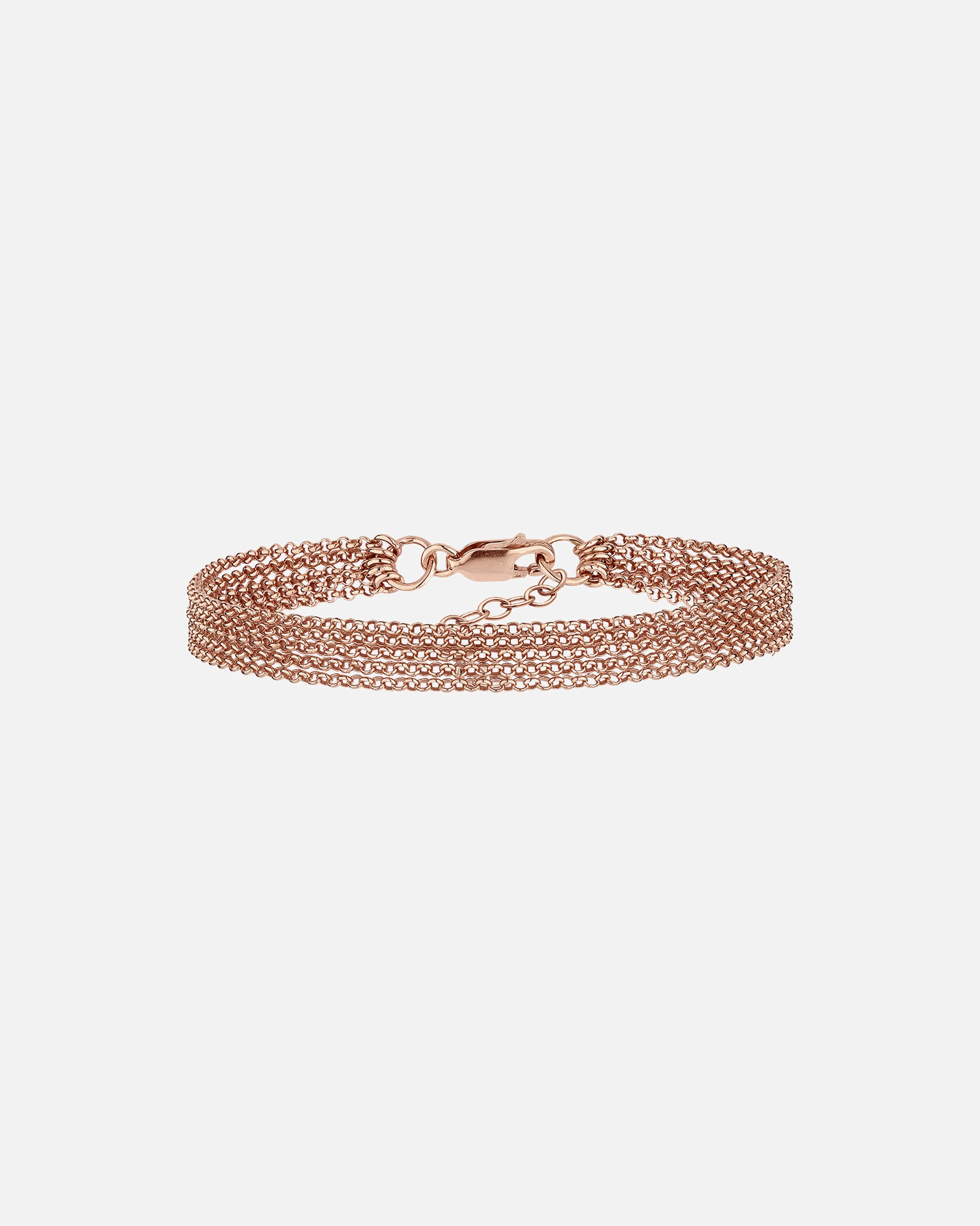 Armband für Weiblich Elli 5-Lagig Basic Ketten Modern 925 Sterling Silber 1 Stück