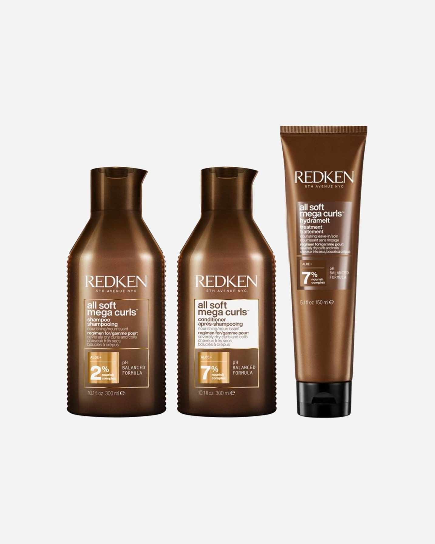 Haarpflegeset für Weiblich Redken All Soft Mega Curls Bundle Hydramelt 1 Stück
