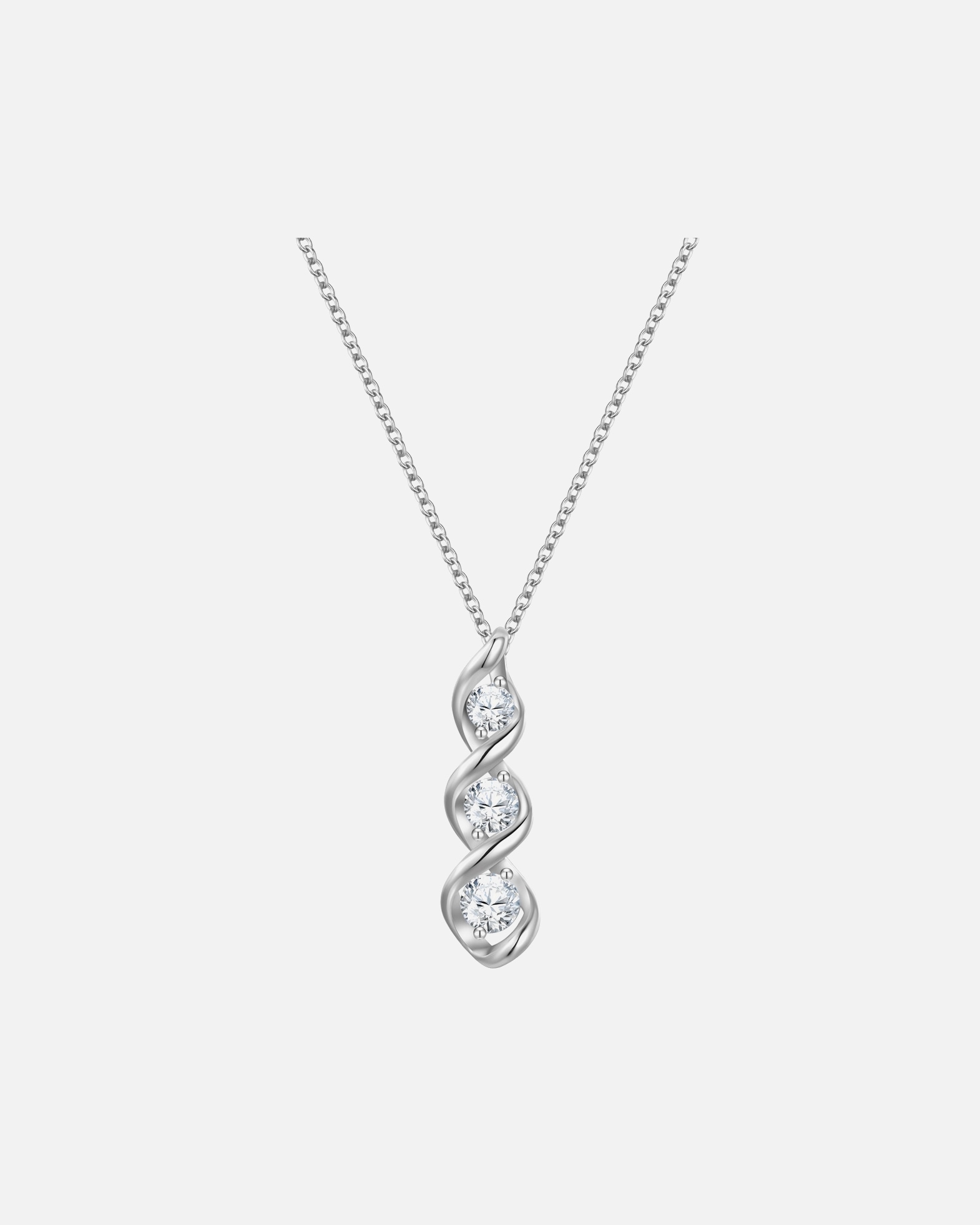 Halskette für Weiblich Rafaela Donata Halskette aus Sterling Silber in Silber mit Zirkonia 1 Stück