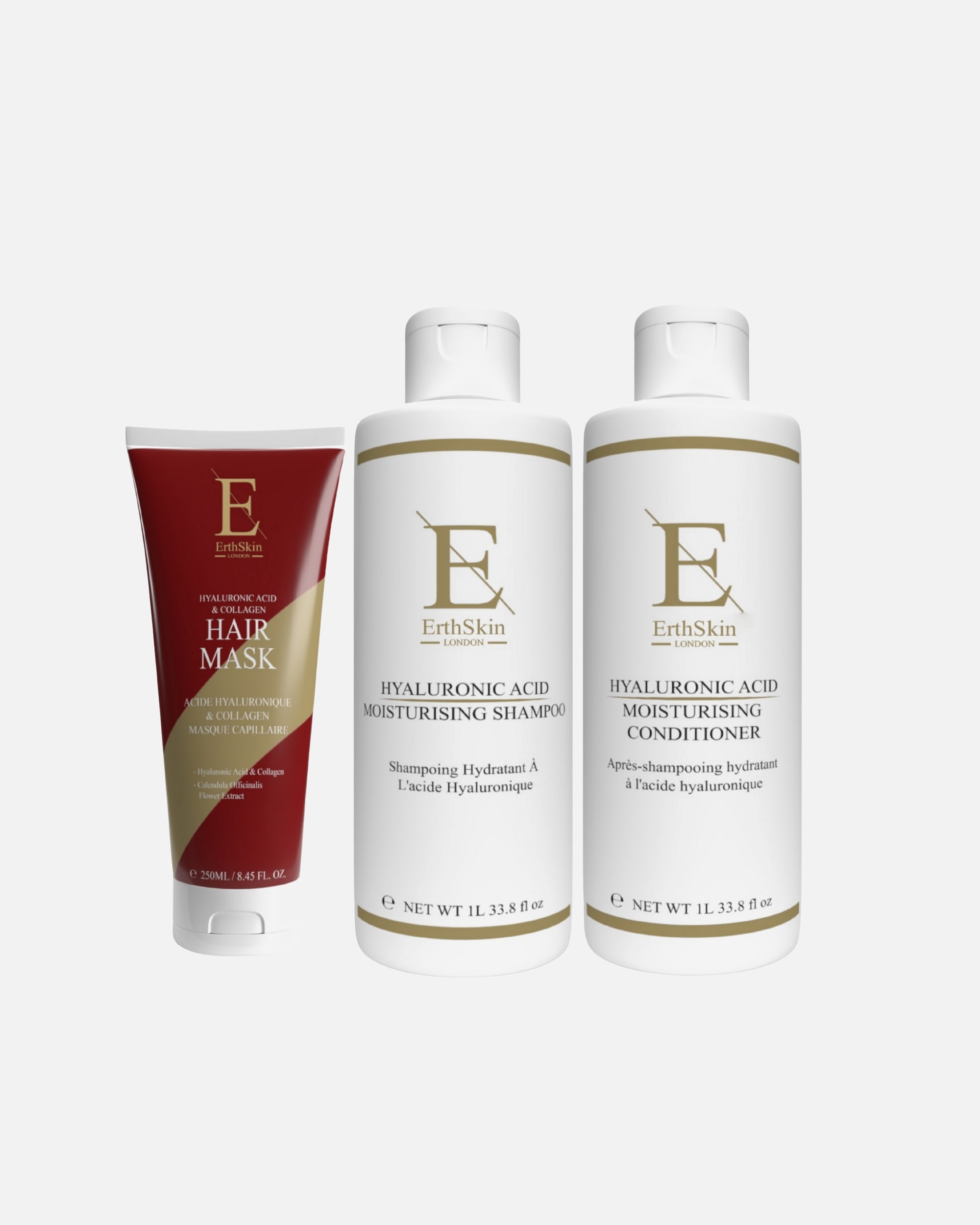 Haarpflegeset für Weiblich ErthSkin London Hydra Hair Nourish Trio 1 Stück