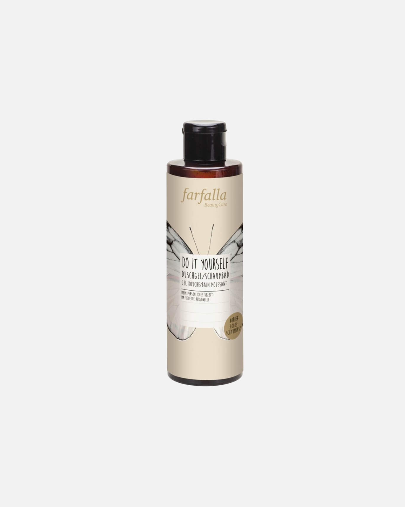 Duschgel für Unisex Farfalla Do it yourself - Cocos-Schaumbasis 200m 200 ml