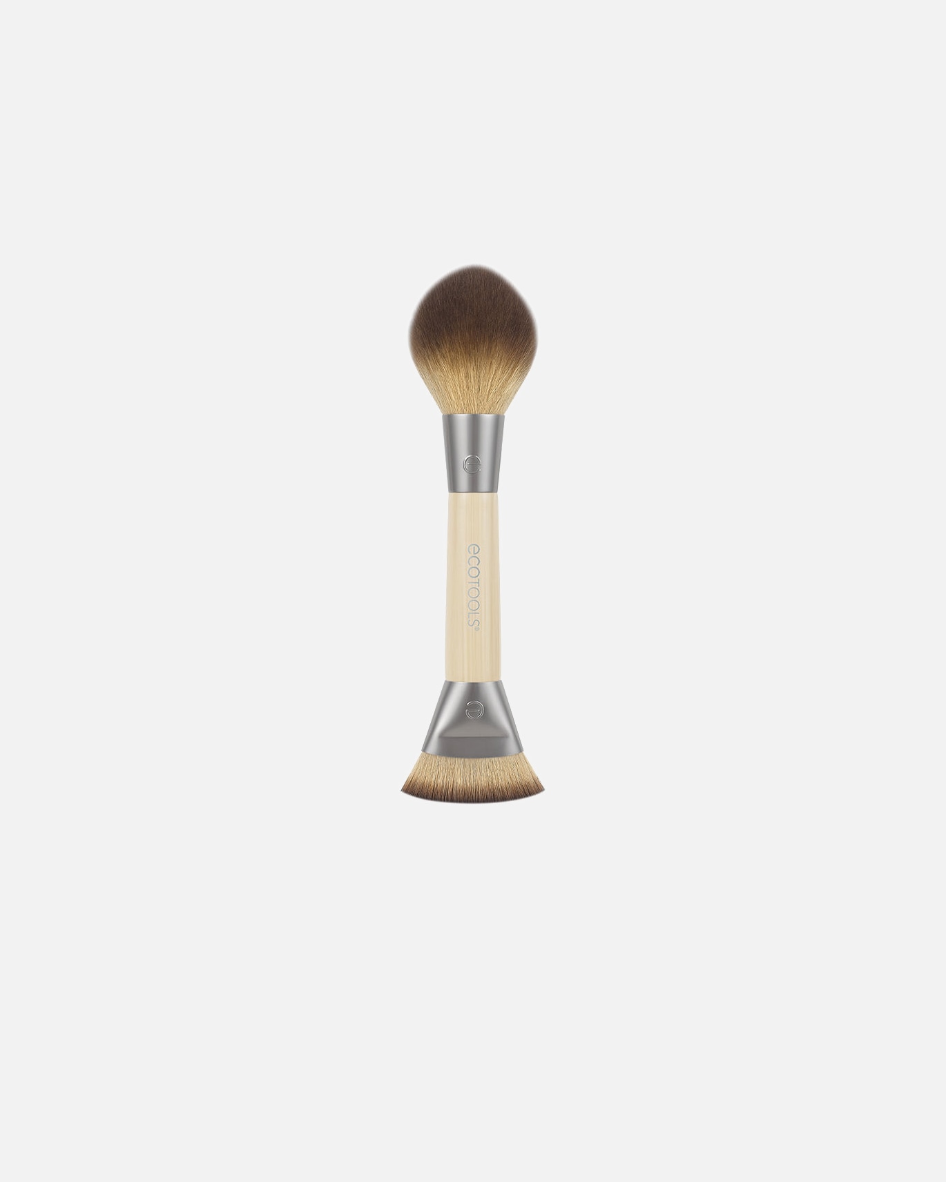 Foundationpinsel für Unisex Ecotools SCULPT + BRONZE Duo-Pinsel für Kontur und Bronzer 1 Stück