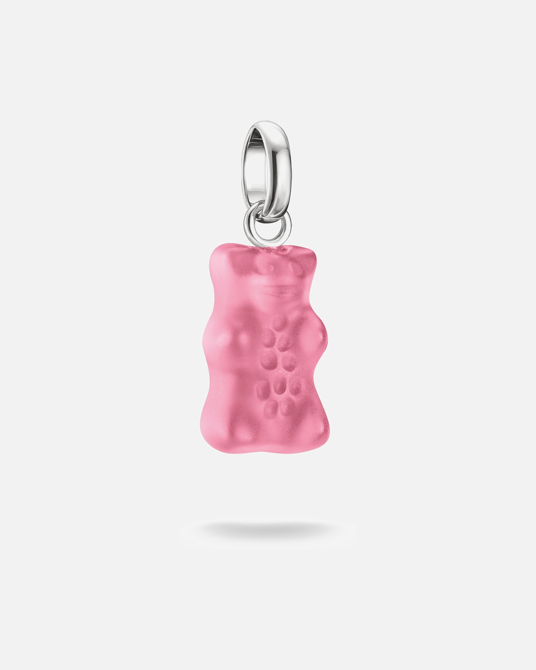 Anhänger für Weiblich Thomas Sabo Charm 925er Silber, recycelt, Glas pink