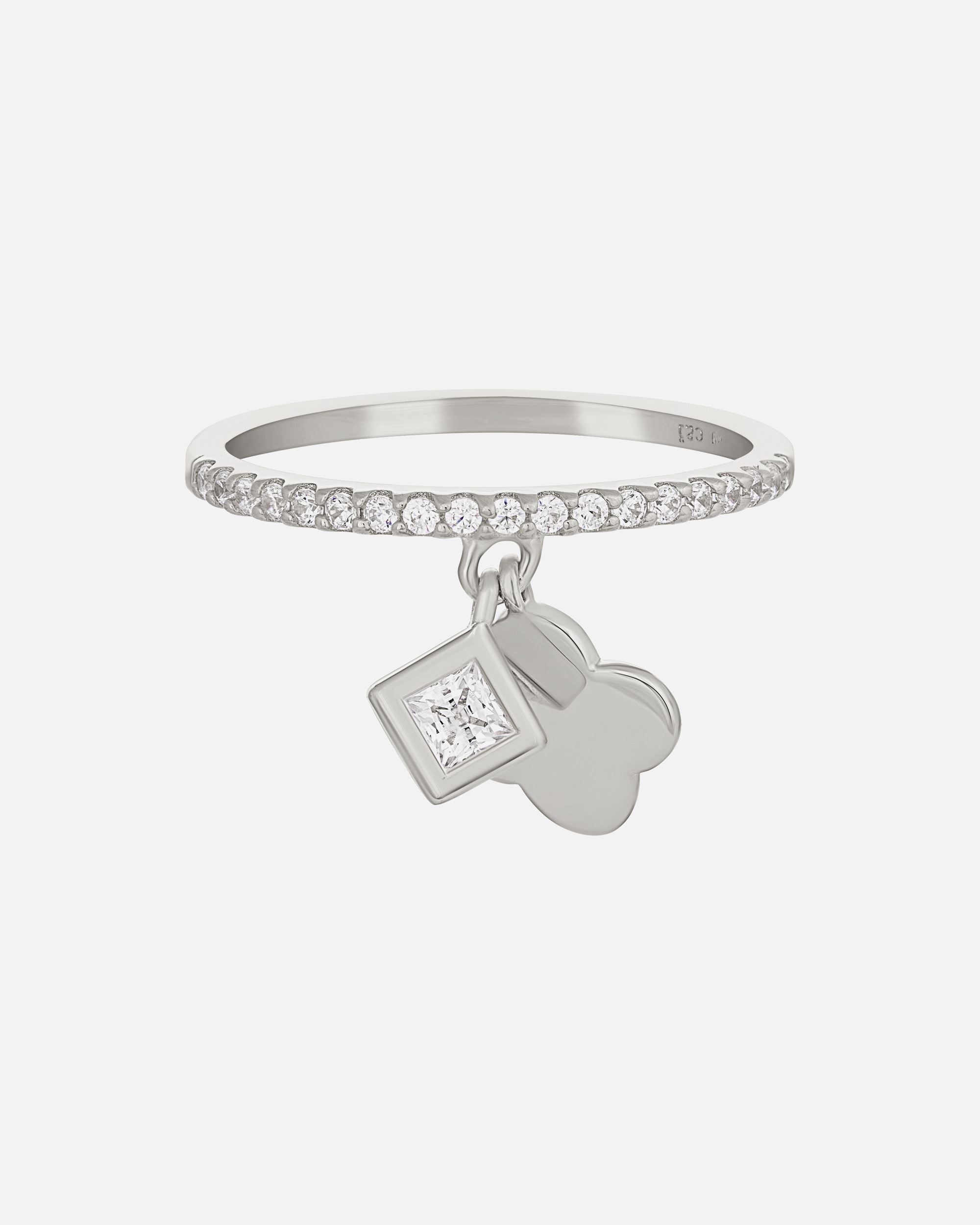 Ring für Weiblich caï Ring 925/- Sterling Silber Zirkonia 054 (17,2)