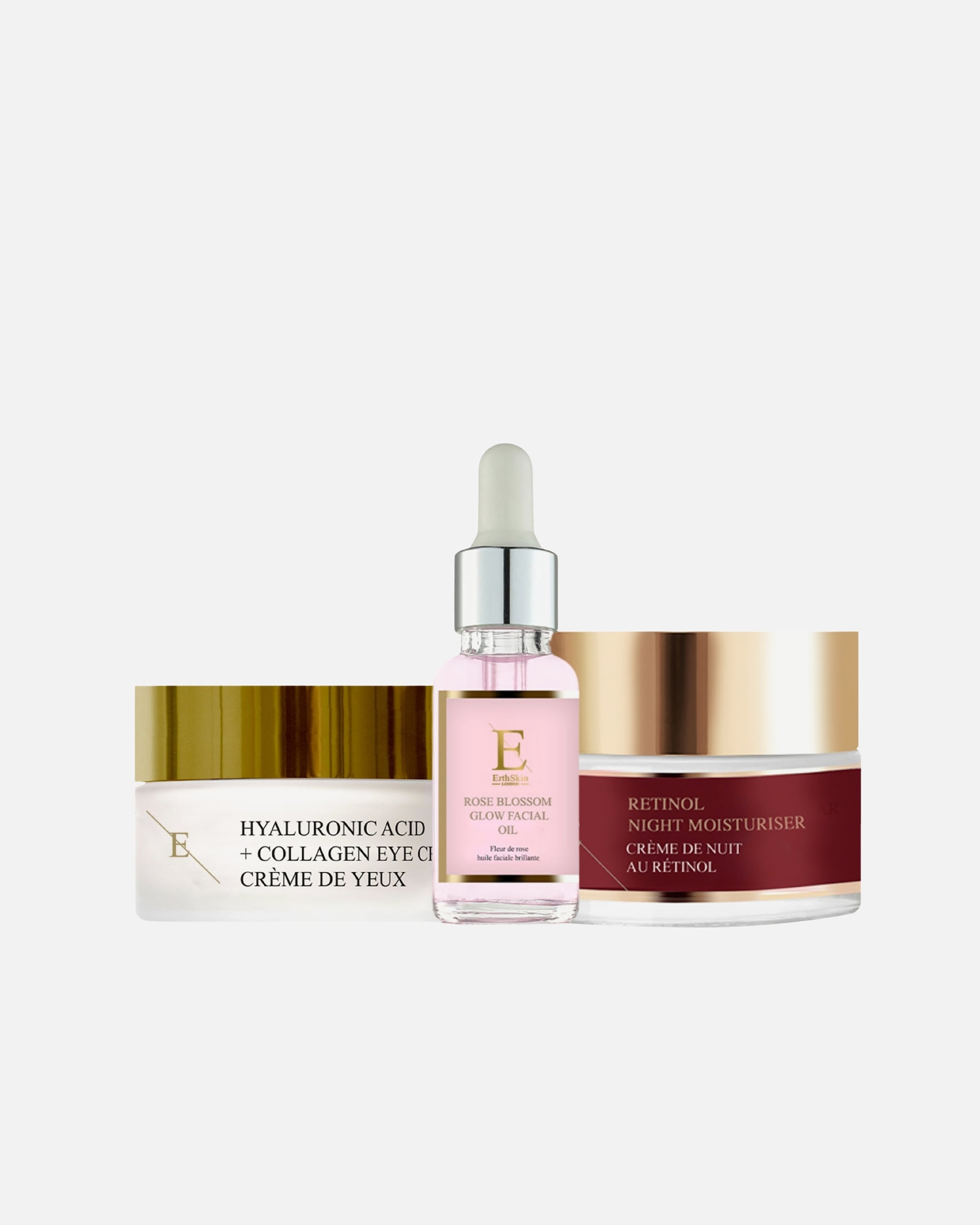 Gesichtspflegeset für Weiblich ErthSkin London Nachtglanz- und Augen-Revival-Set 1 Stück