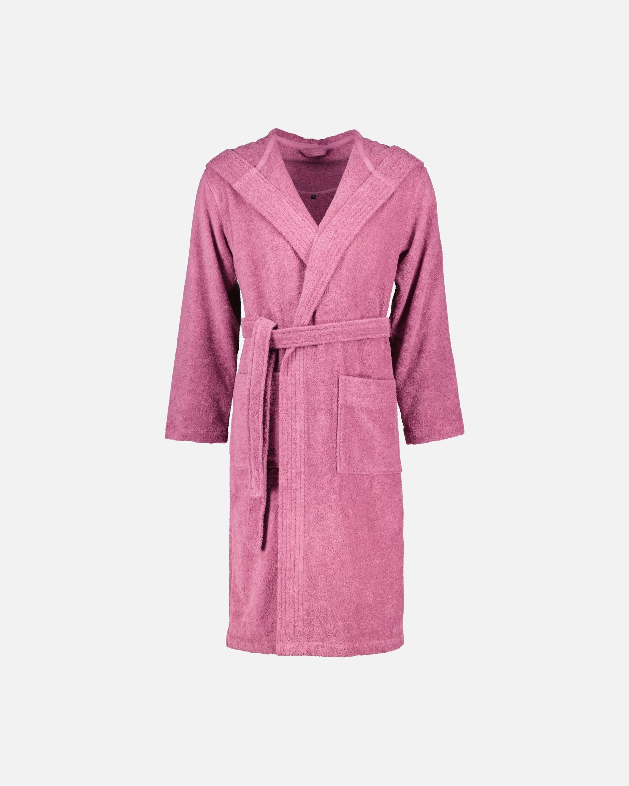 Bademantel für Unisex Vossen Vossen Bademäntel unisex Kapuze Vegan Life blackberry - 3505 L