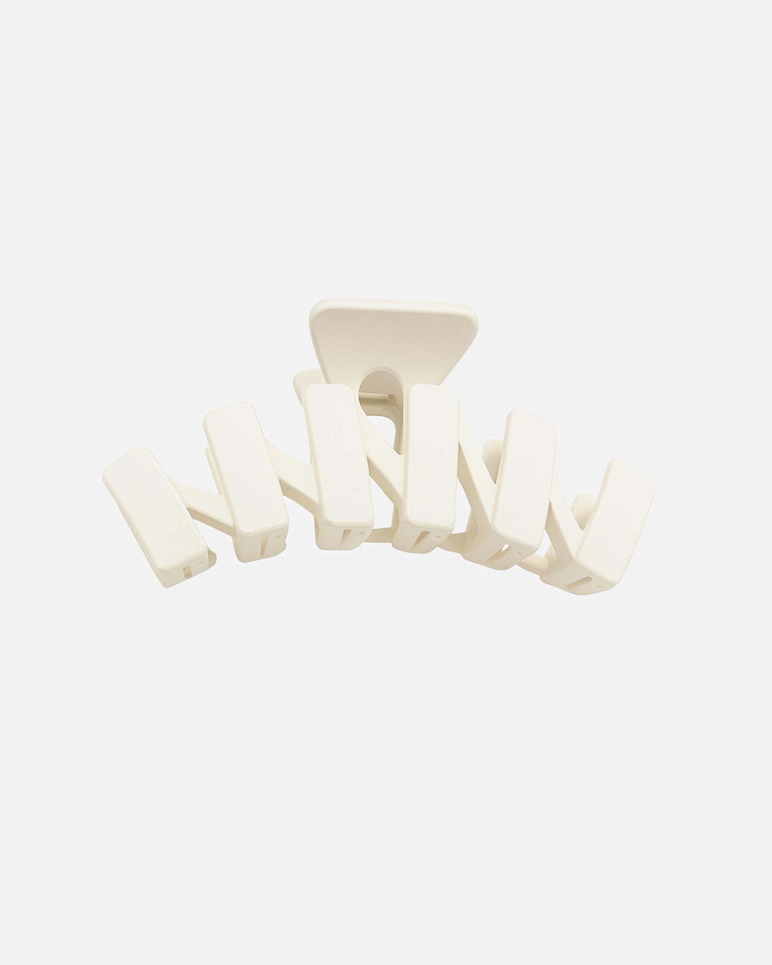 Haarklammer für Unisex Just Haarklammer Weiß