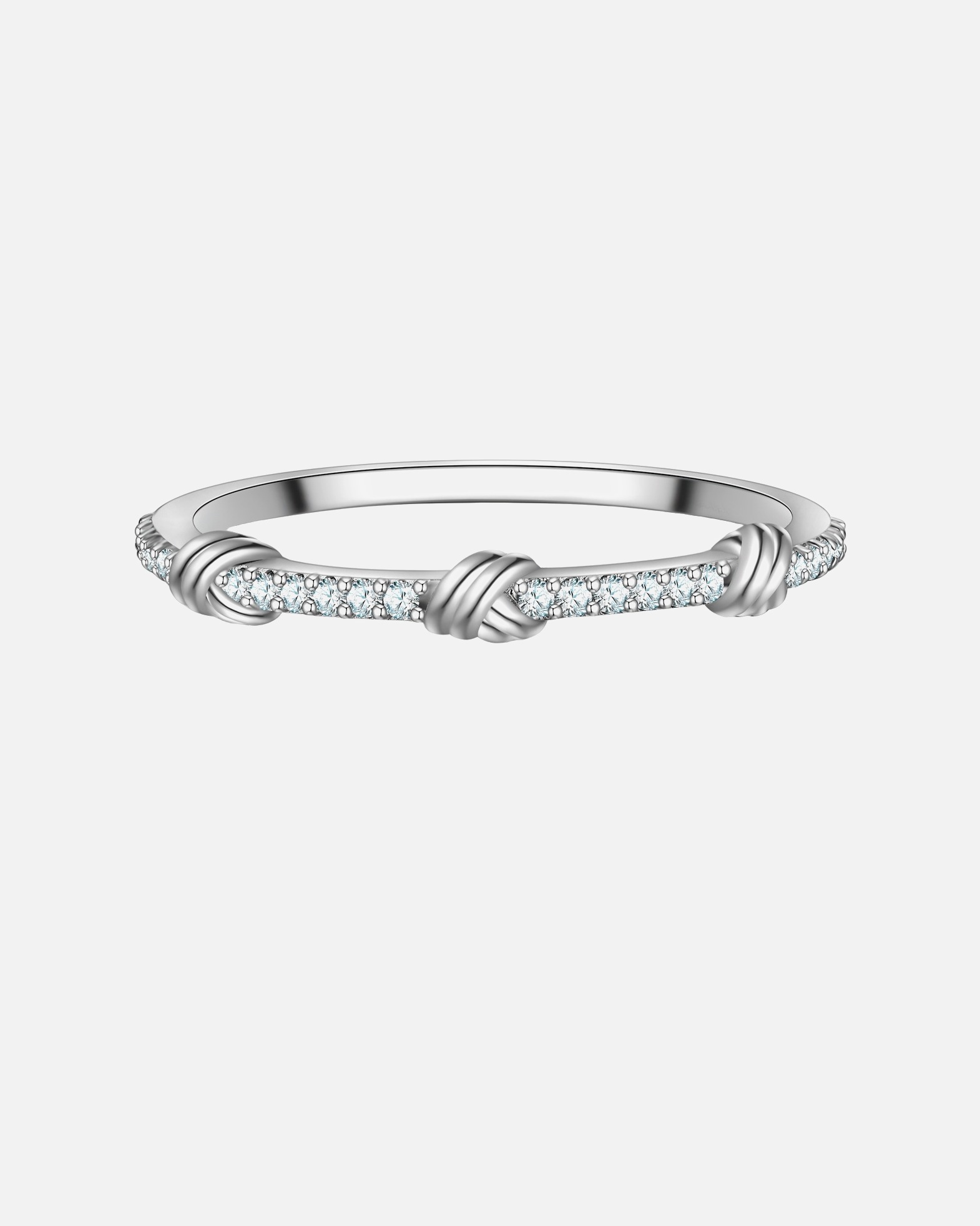 Ring für Weiblich Glanzstücke München Ring aus Sterling Silber in silber mit Zirkonia 56