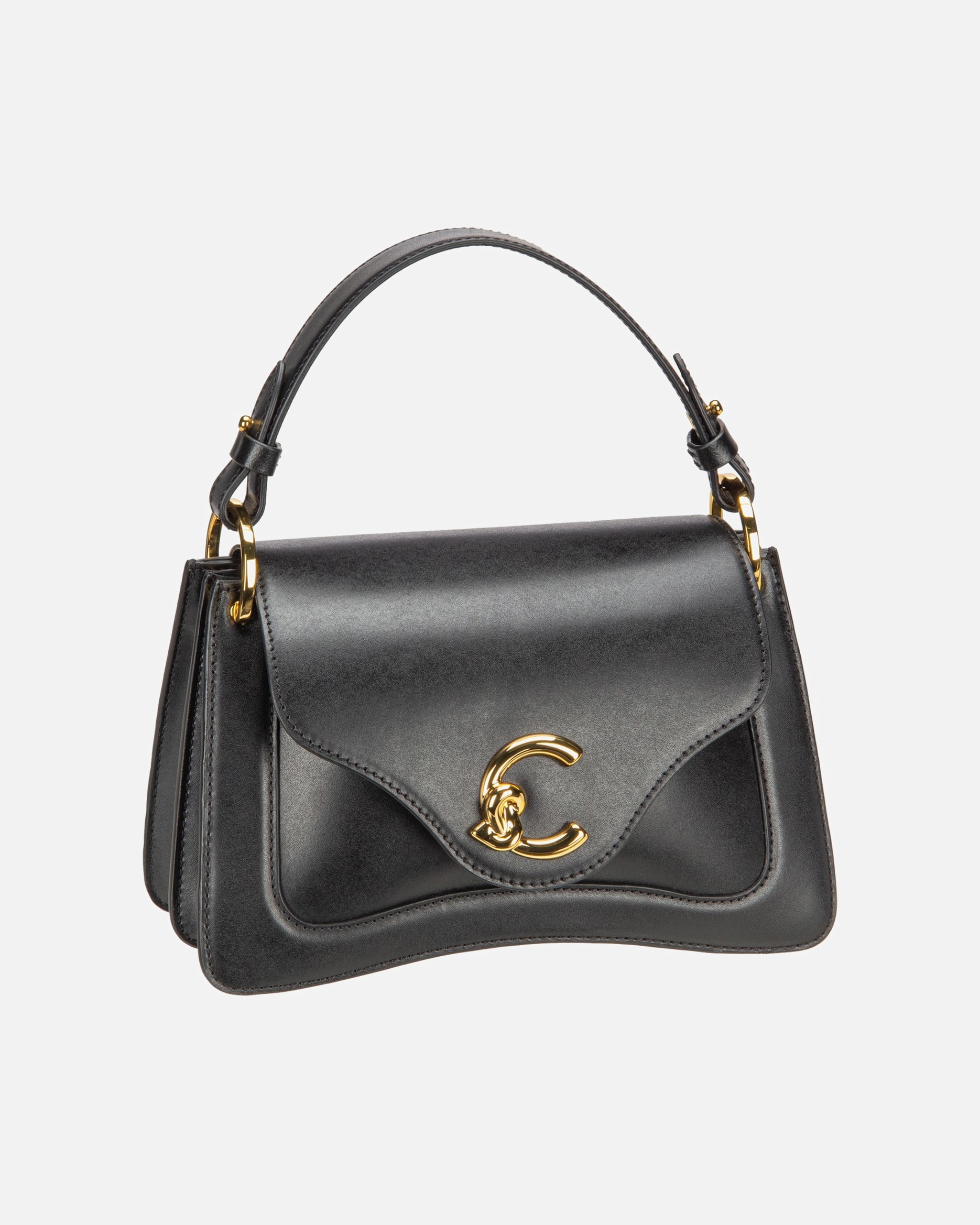 Handtasche für Weiblich Coccinelle Handtasche C-Me Calf Me Schultertasche Leder 24 cm