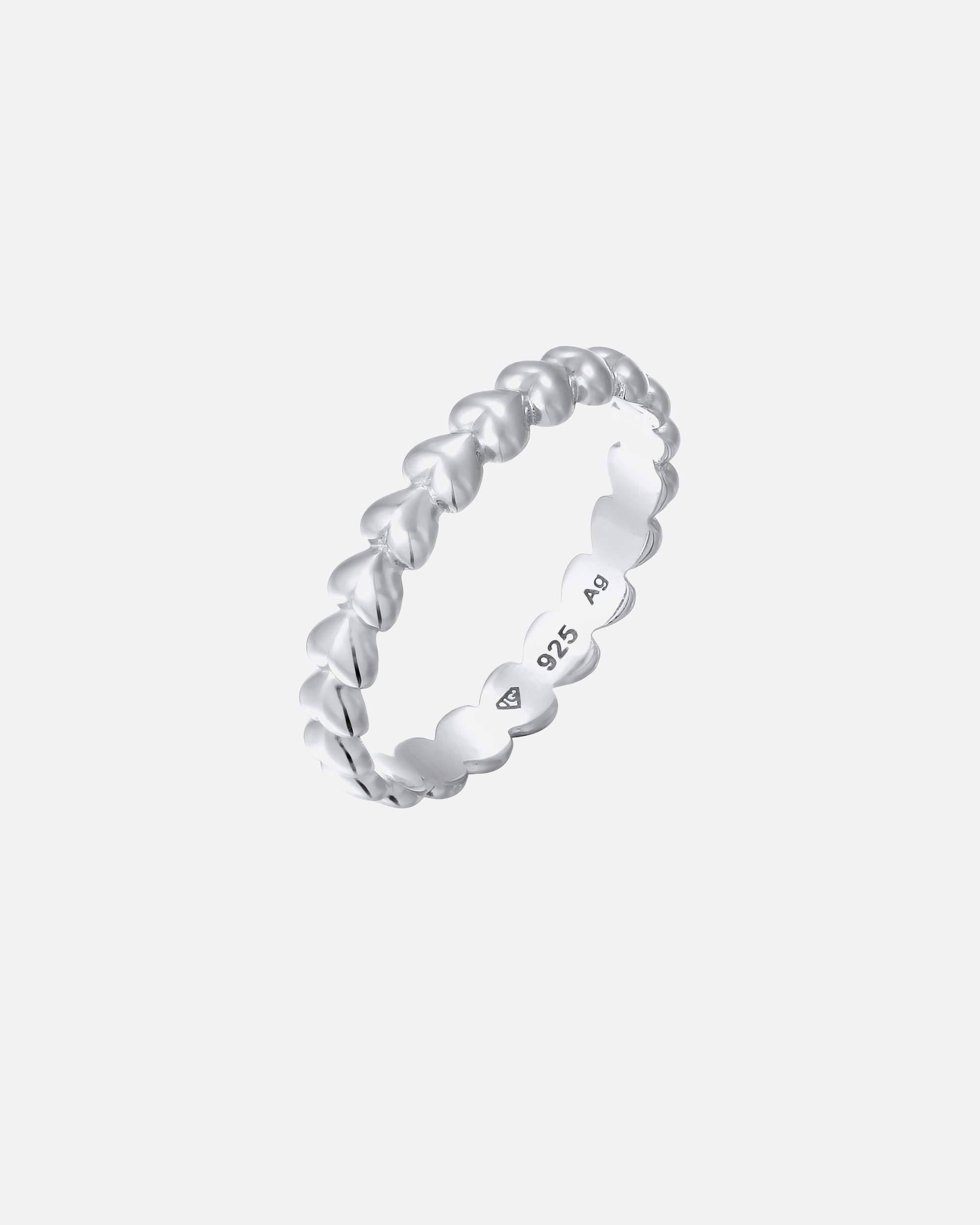 Ring für Weiblich Elli Bandring Herz 925 Sterling Silber 54
