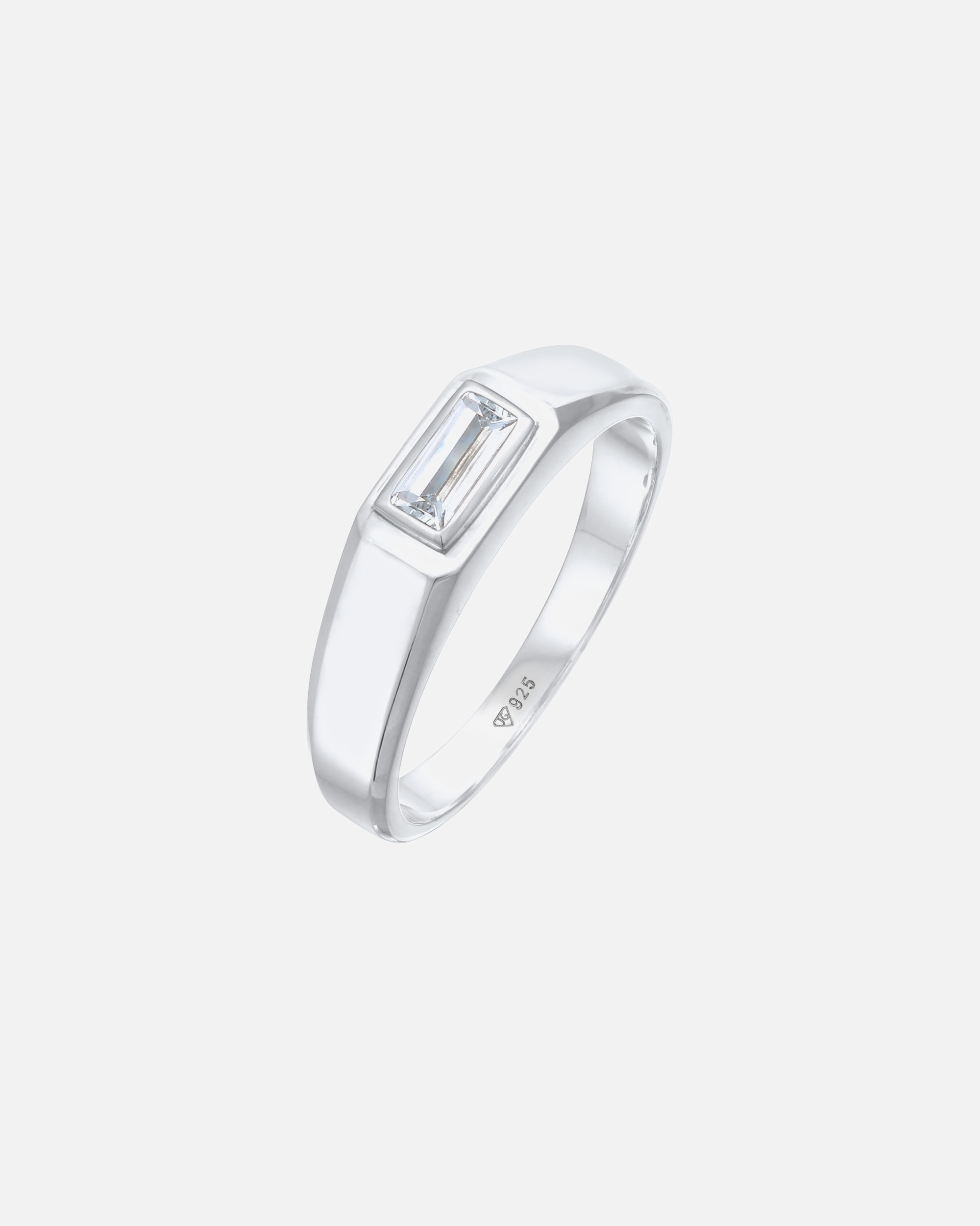 Ring für Männlich KUZZOI Herren Topas Schlicht Elegant 925 Silber 60 mm