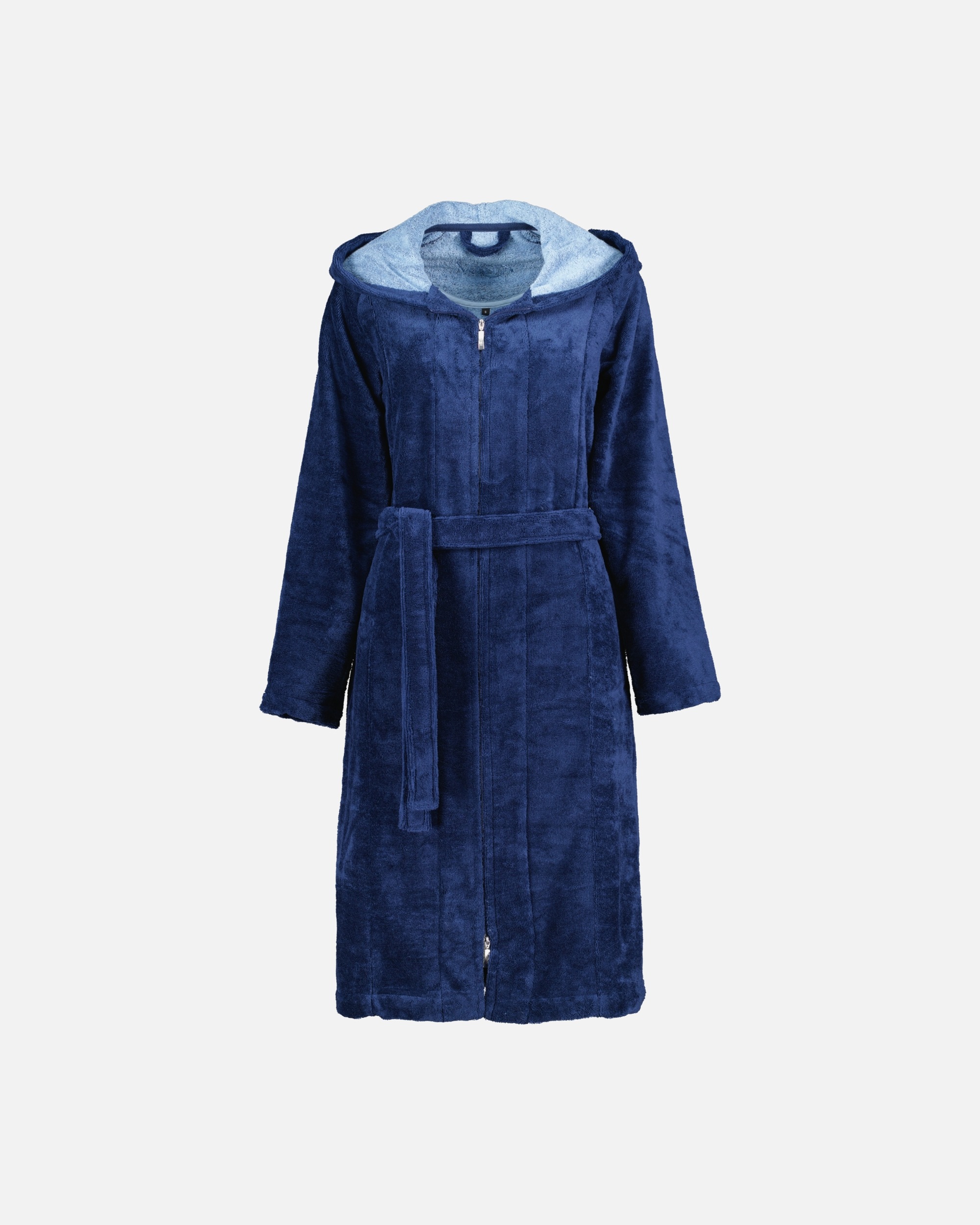 Bademantel für Weiblich Vossen Vossen Bademäntel Damen Kurzmantel mit Kapuze Palermo winternight - 004 XL