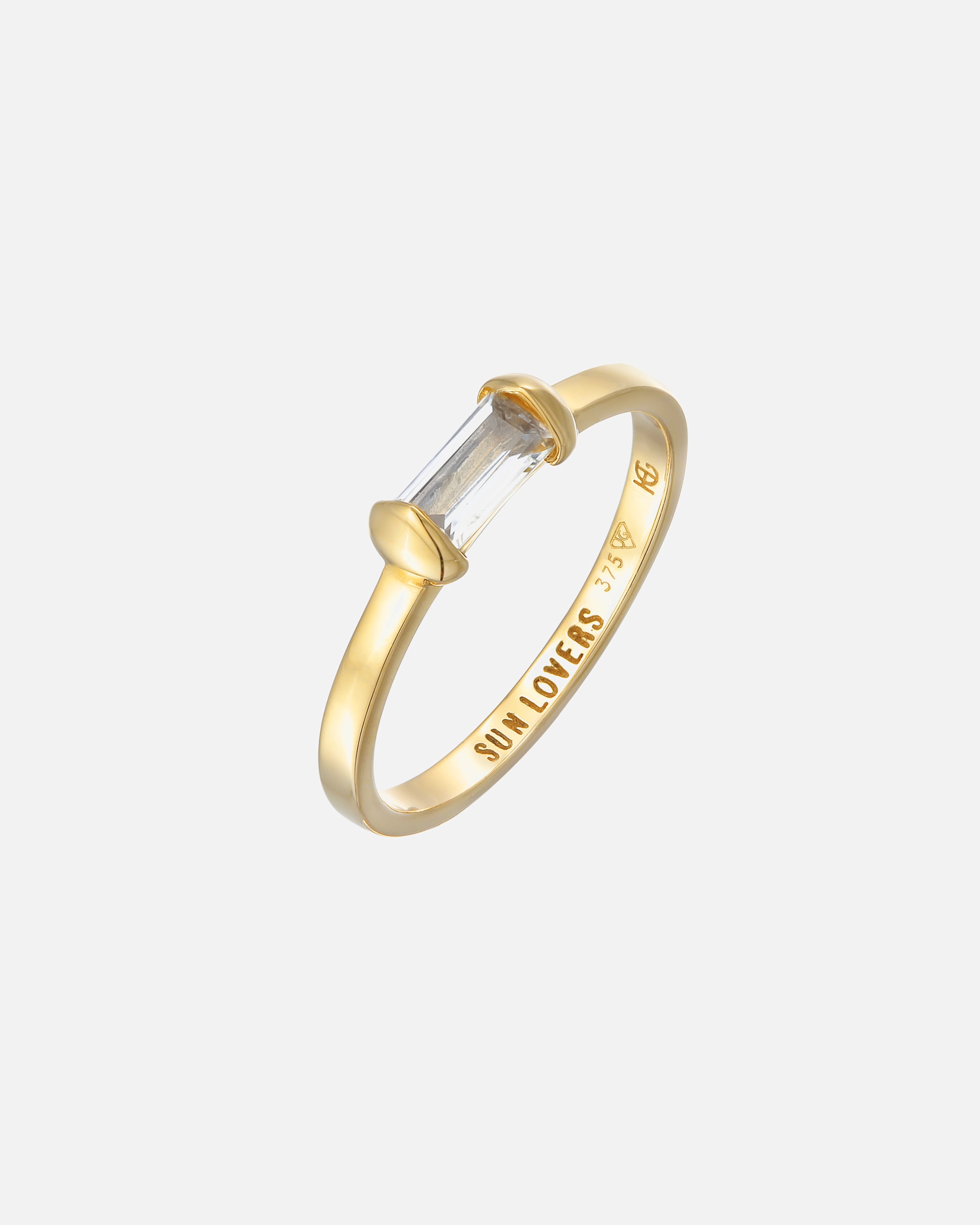 Ring für Weiblich Haze & Glory Default Brand Line Verlobungsring - Elope 375 Gelbgold 58