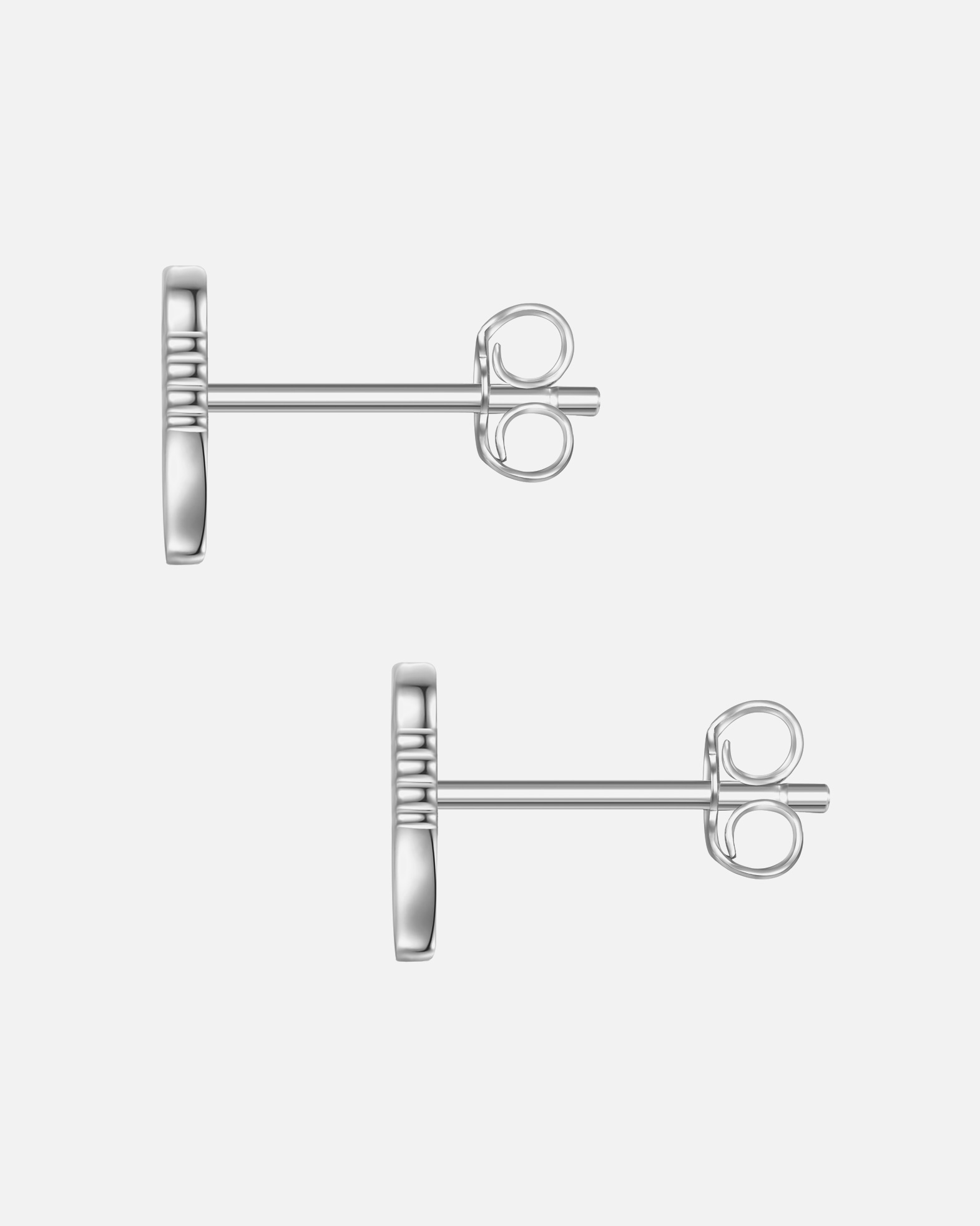 Ohrringe für Weiblich Glanzstücke München Ohrstecker Engel aus Sterling Silber in silber 7,9 mm