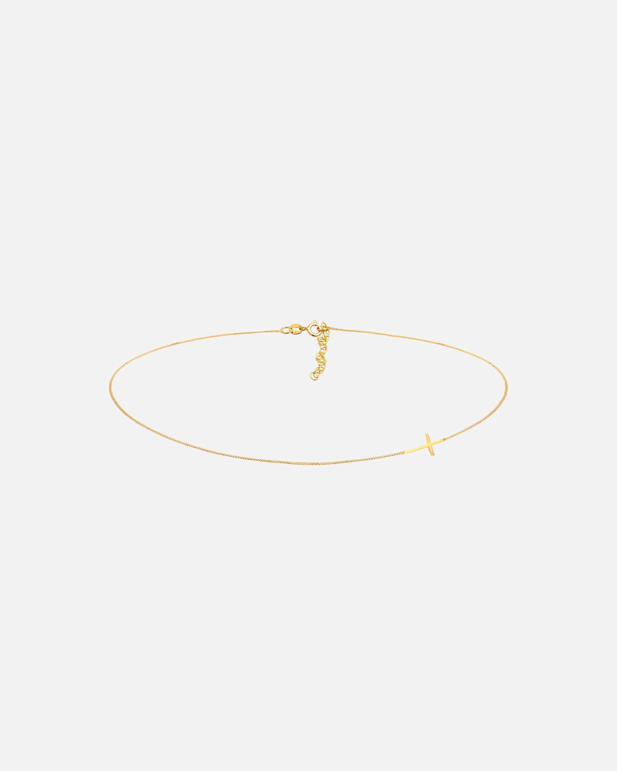 Halskette für Weiblich Elli Choker Kreuz Religion 925 Sterling Silber 1 Stück