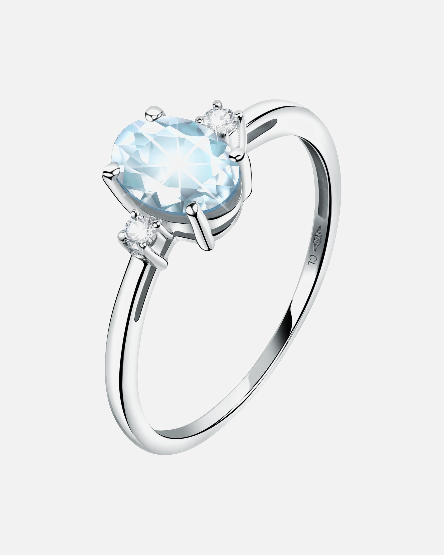 Ring für Weiblich CHRIST Damenring 585er Weißgold 54