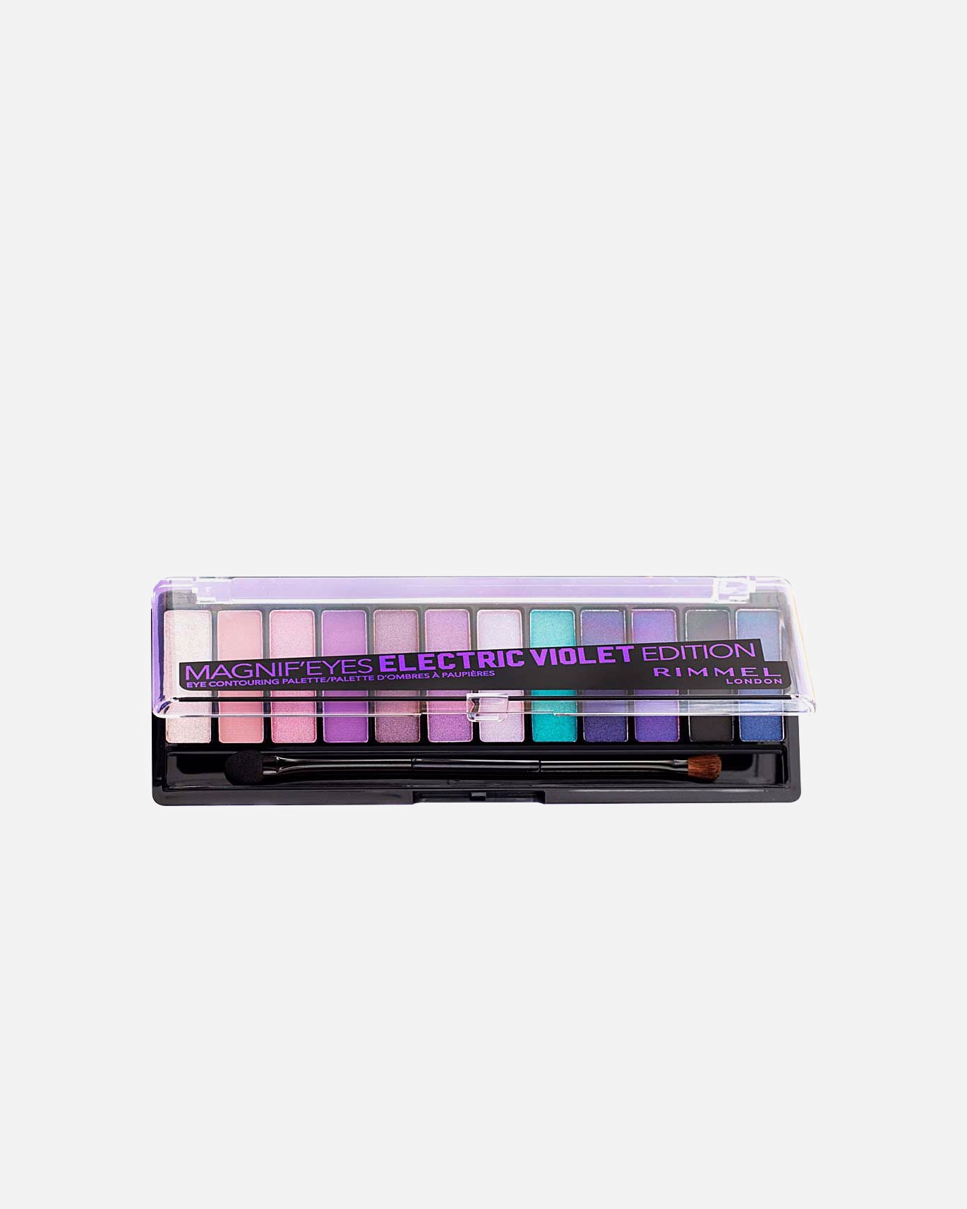 Lidschatten für Unisex Rimmel London MAGNIF'EYES palette 008-electric violet