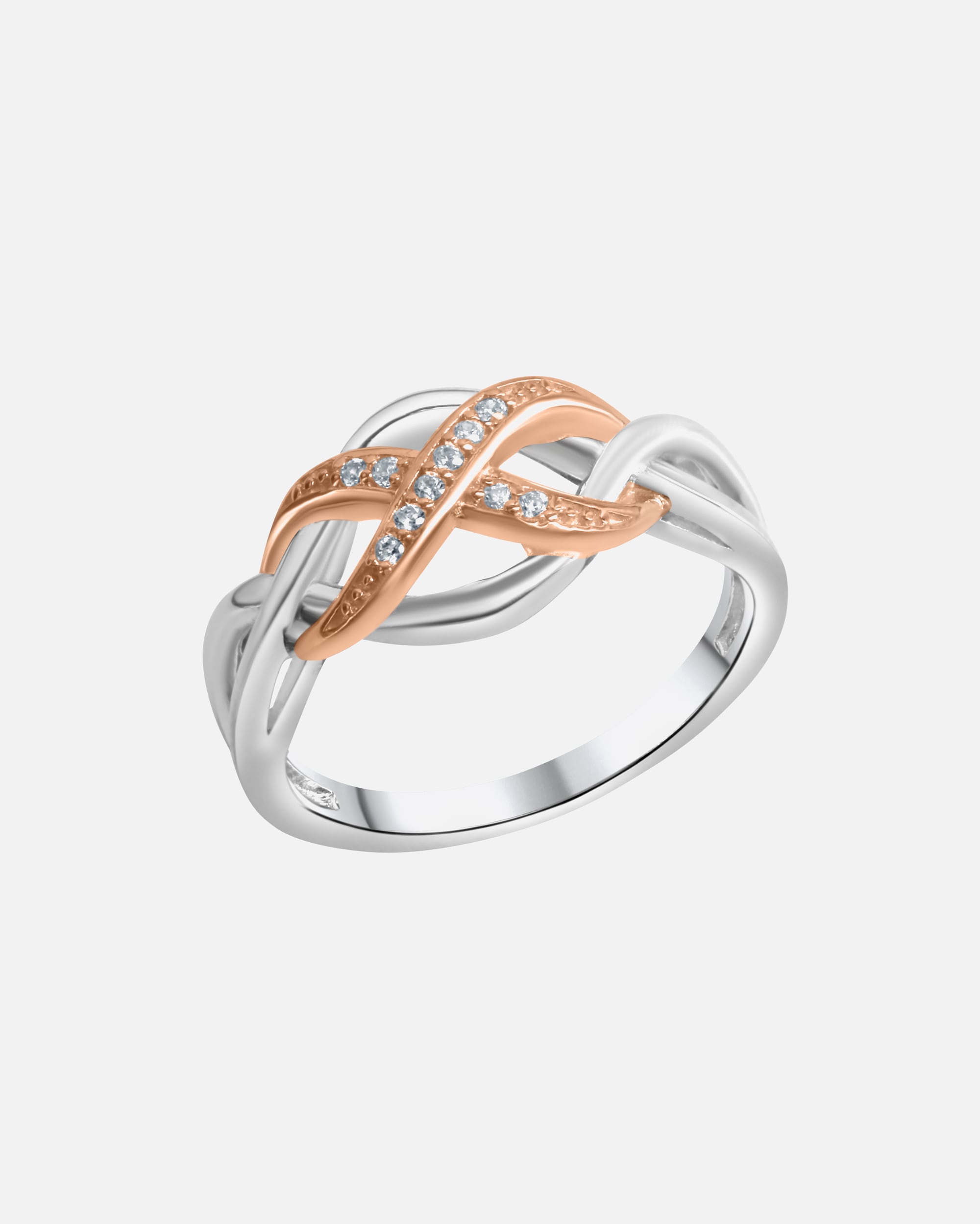 Ring für Weiblich Zeeme Ring 925/- Sterling Silber Zirkonia weiß 052 (16,6)