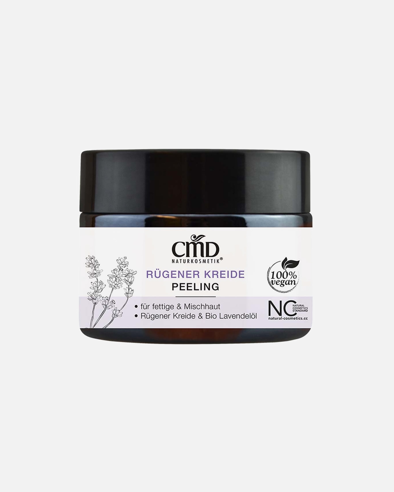 Gesichtspeeling für Unisex CMD Naturkosmetik Rügener Kreide - Peelingcreme 50 ml