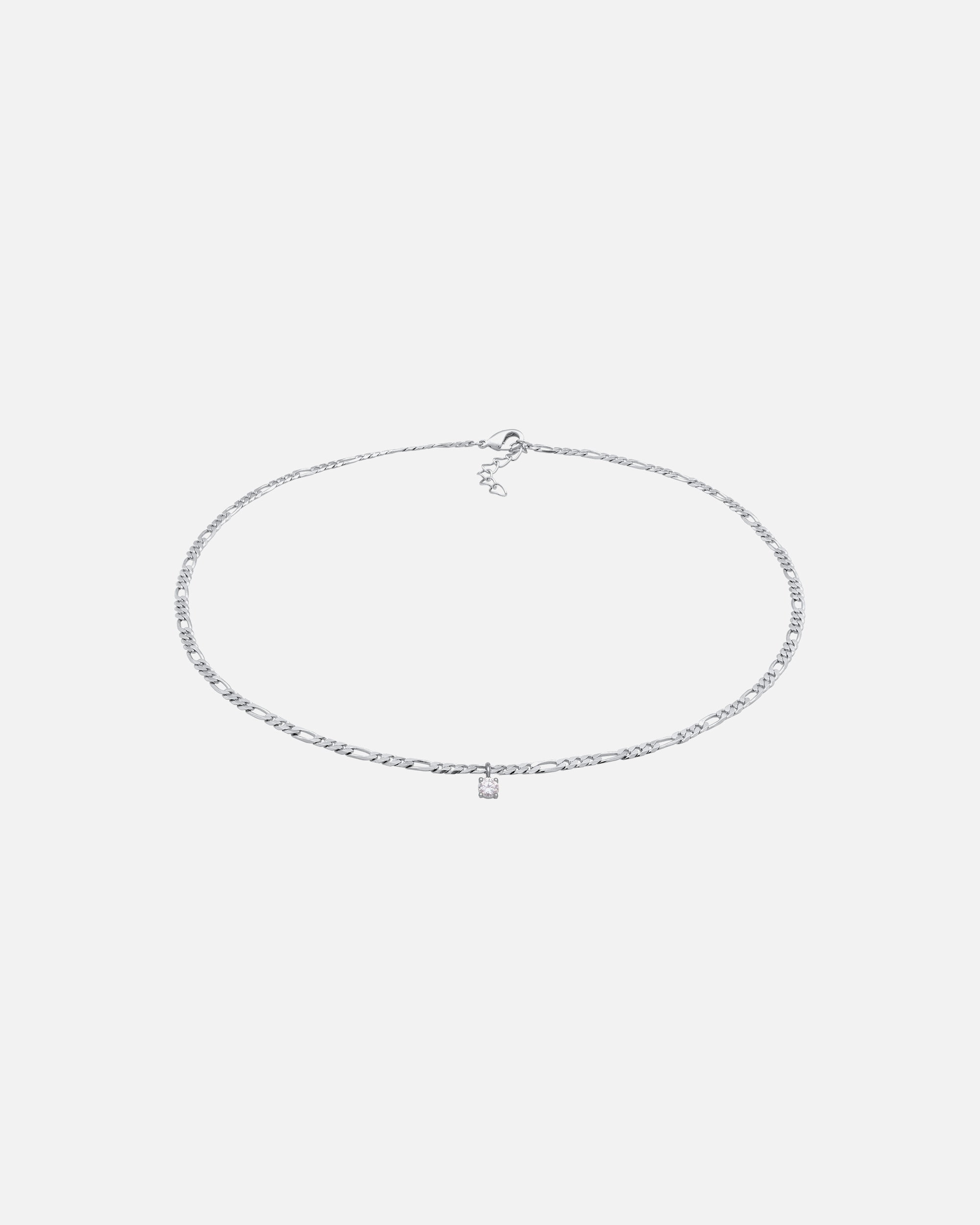 Halskette für Weiblich Elli Figarokette Zirkonia Anhänger Klassik 1 Stück