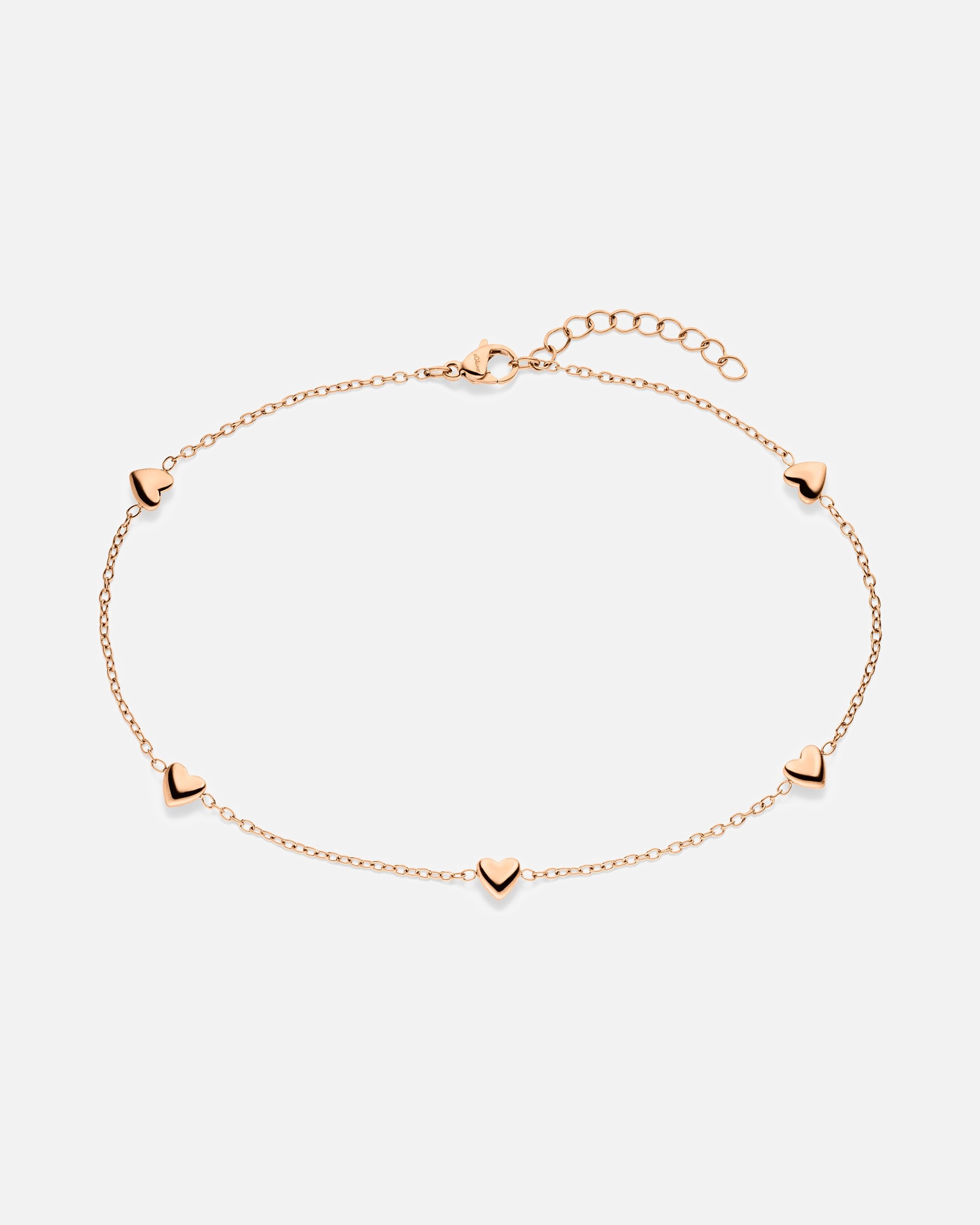 Fußschmuck für Weiblich s.Oliver Fußkette Edelstahl roségold