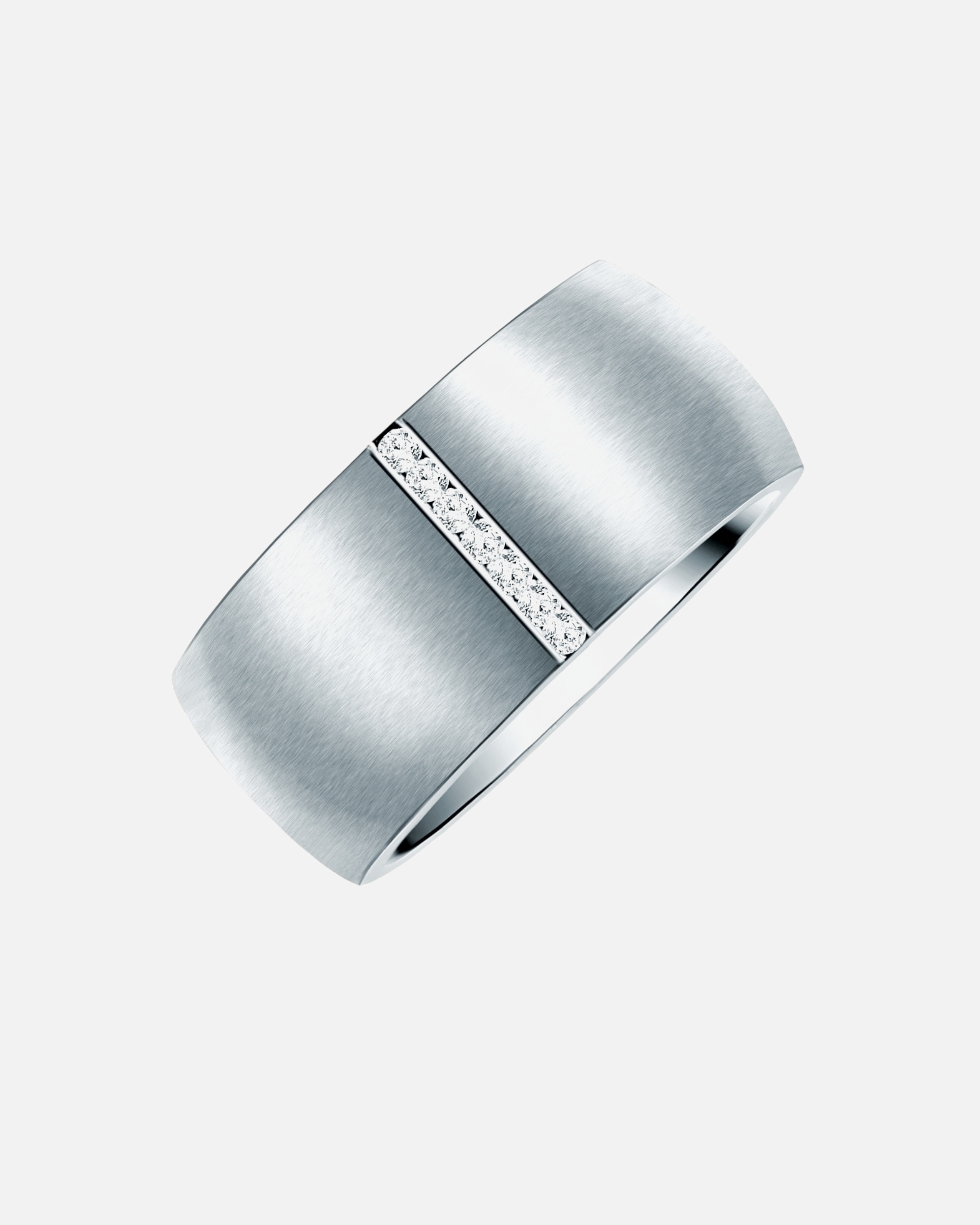 Ring für Weiblich Rafaela Donata Ring Edelstahl verziert mit Kristallen von Swarovski® in Silber 58