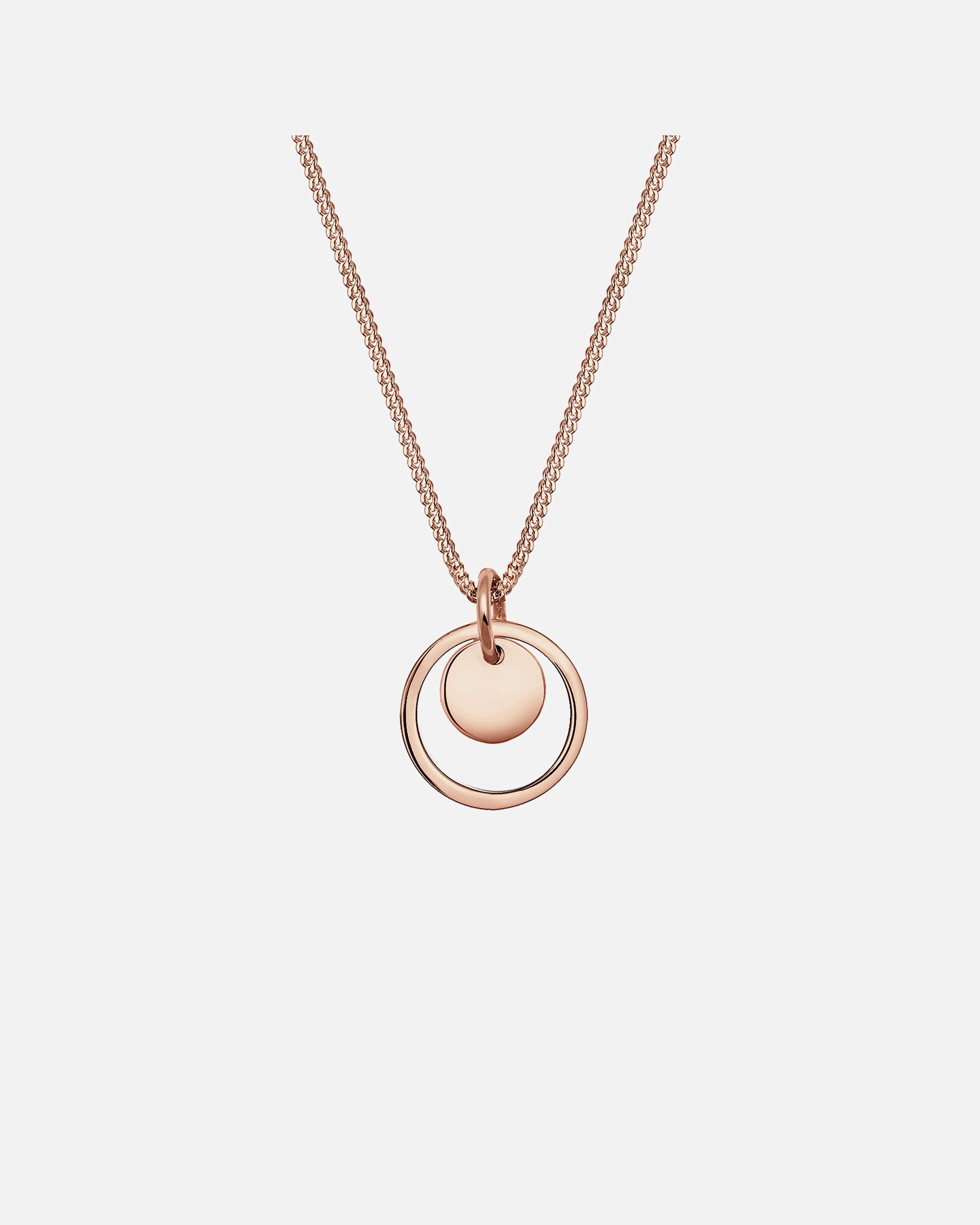 Halskette für Weiblich Elli Kreis Rund Geo Trend 925 Sterling Silber 1 Stück