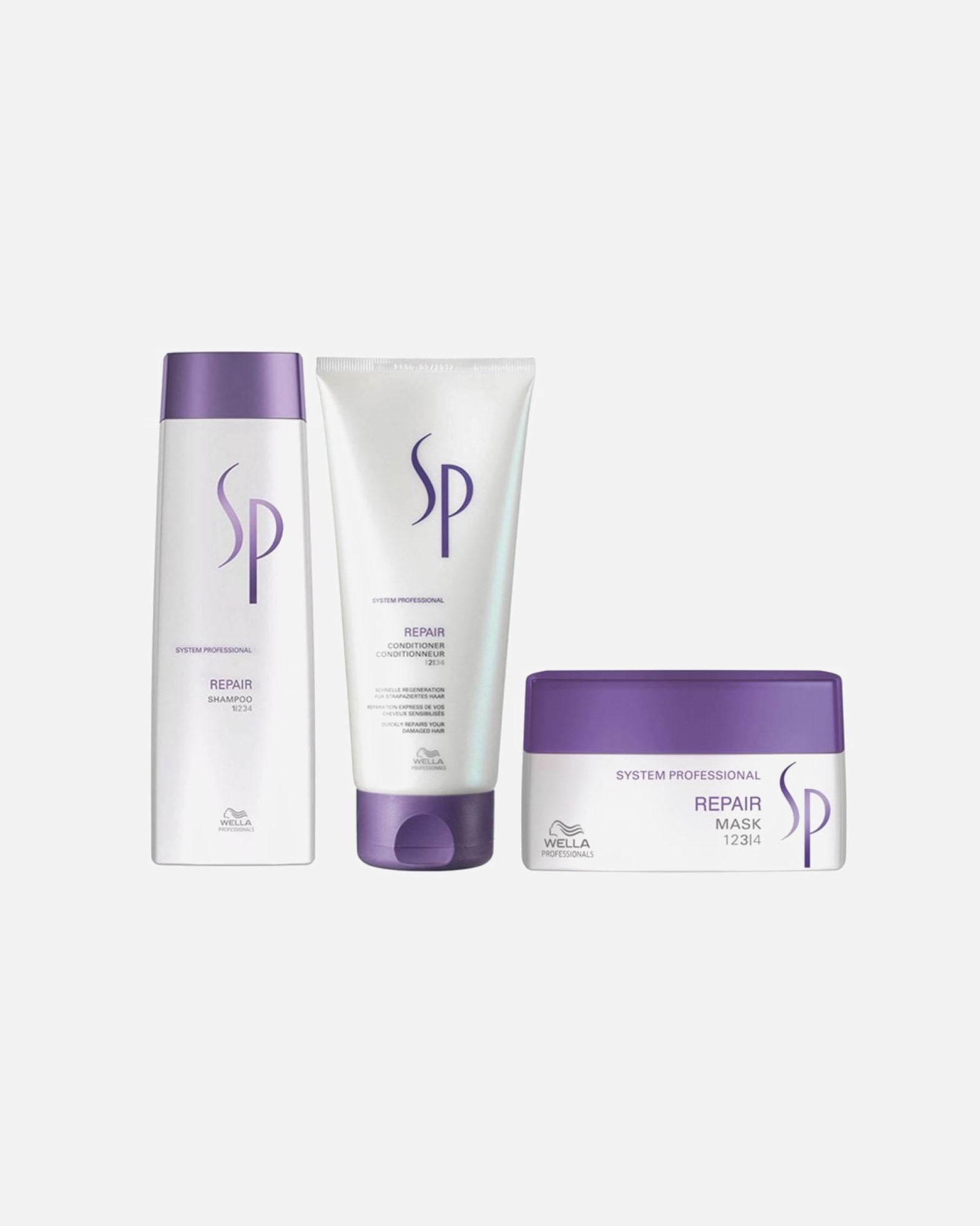 Haarpflegeset für Weiblich Wella SP Care Repair Bundle Maske 1 Stück