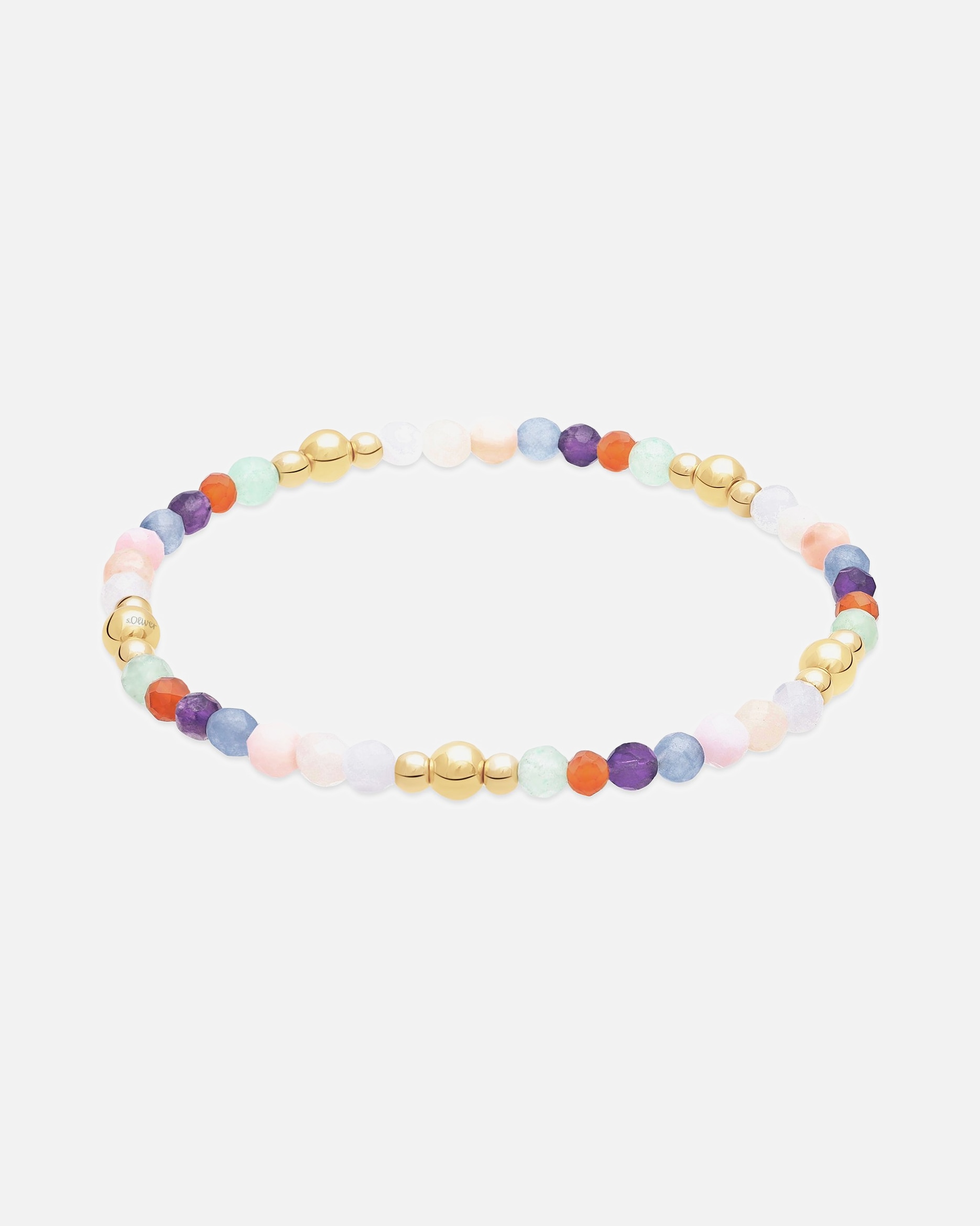 Armband für Weiblich s.Oliver Armband Edelstahl, Farbstein gold