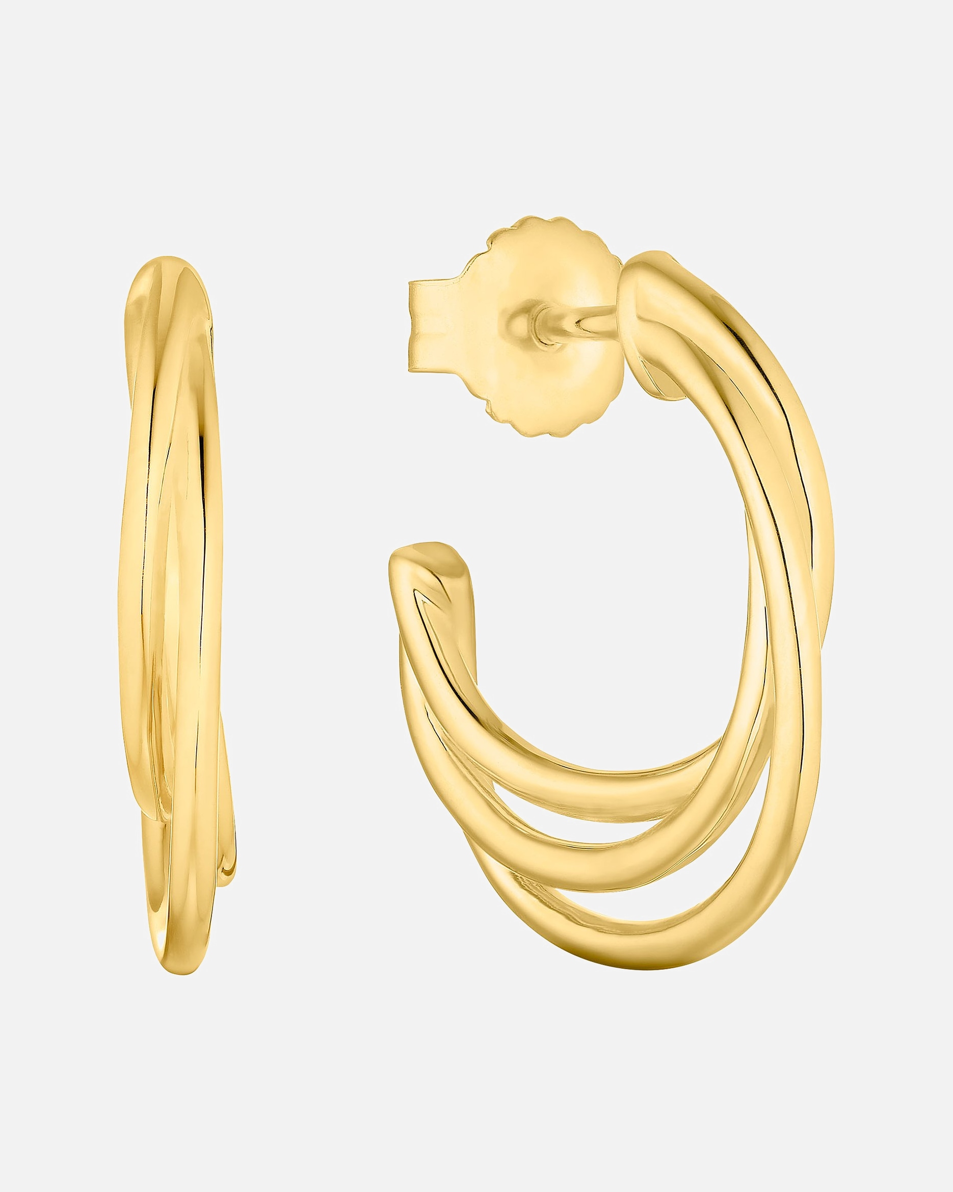 Ohrringe für Weiblich s.Oliver Creolen 925er Silber 1 Stück