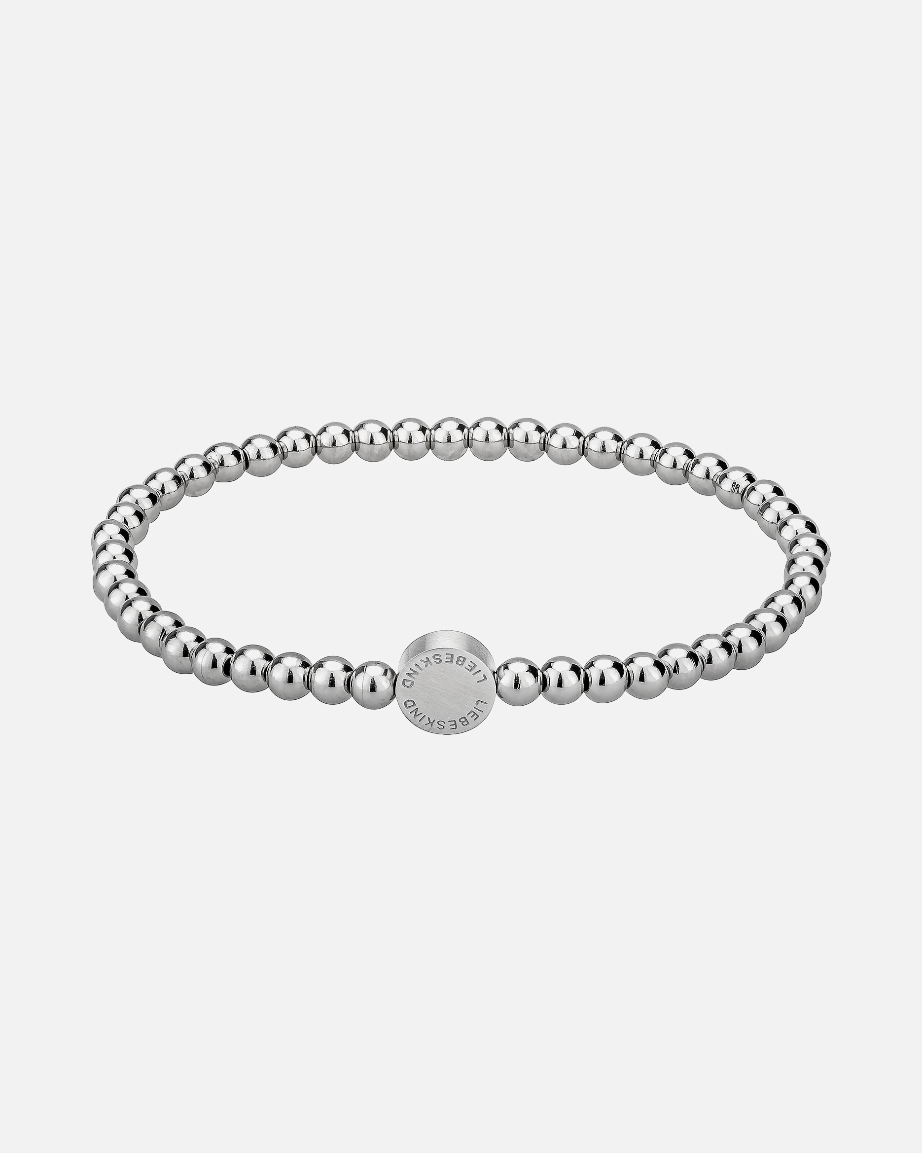 Armband für Weiblich Liebeskind Liebeskind Damen-Armband Stein, Edelstahl Schwarz Schwarz 32002948 silber