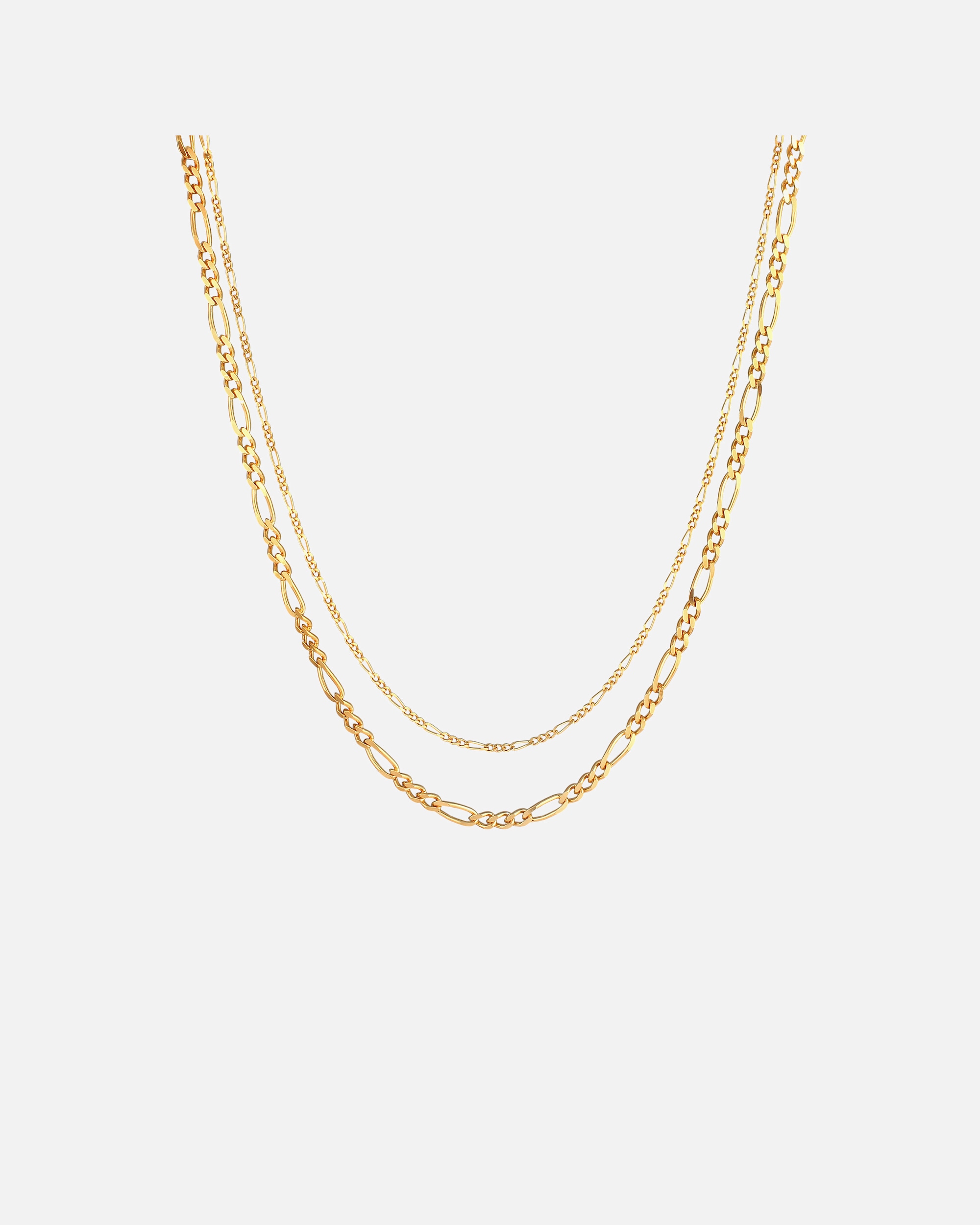 Halskette für Weiblich Elli PREMIUM Elli PREMIUM Halskette Layerkette Figaro Glieder Basic 925 Silber 1 Stück