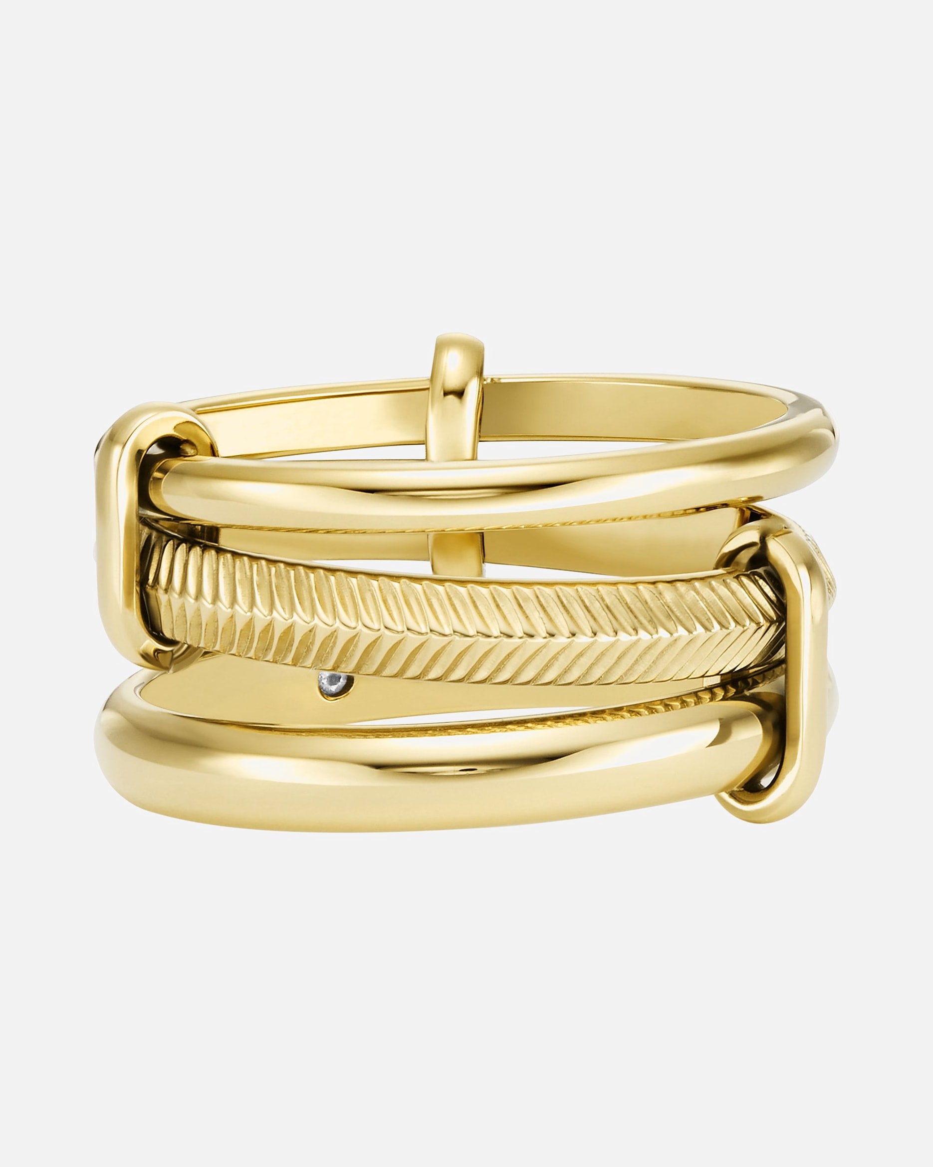 Ring für Weiblich Fossil Damenring Edelstahl 56