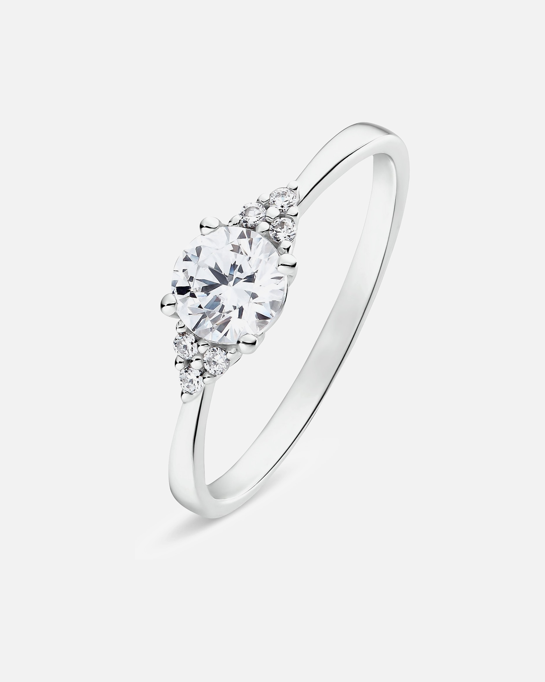 Ring für Weiblich CHRIST Damenring 375er Weißgold 58