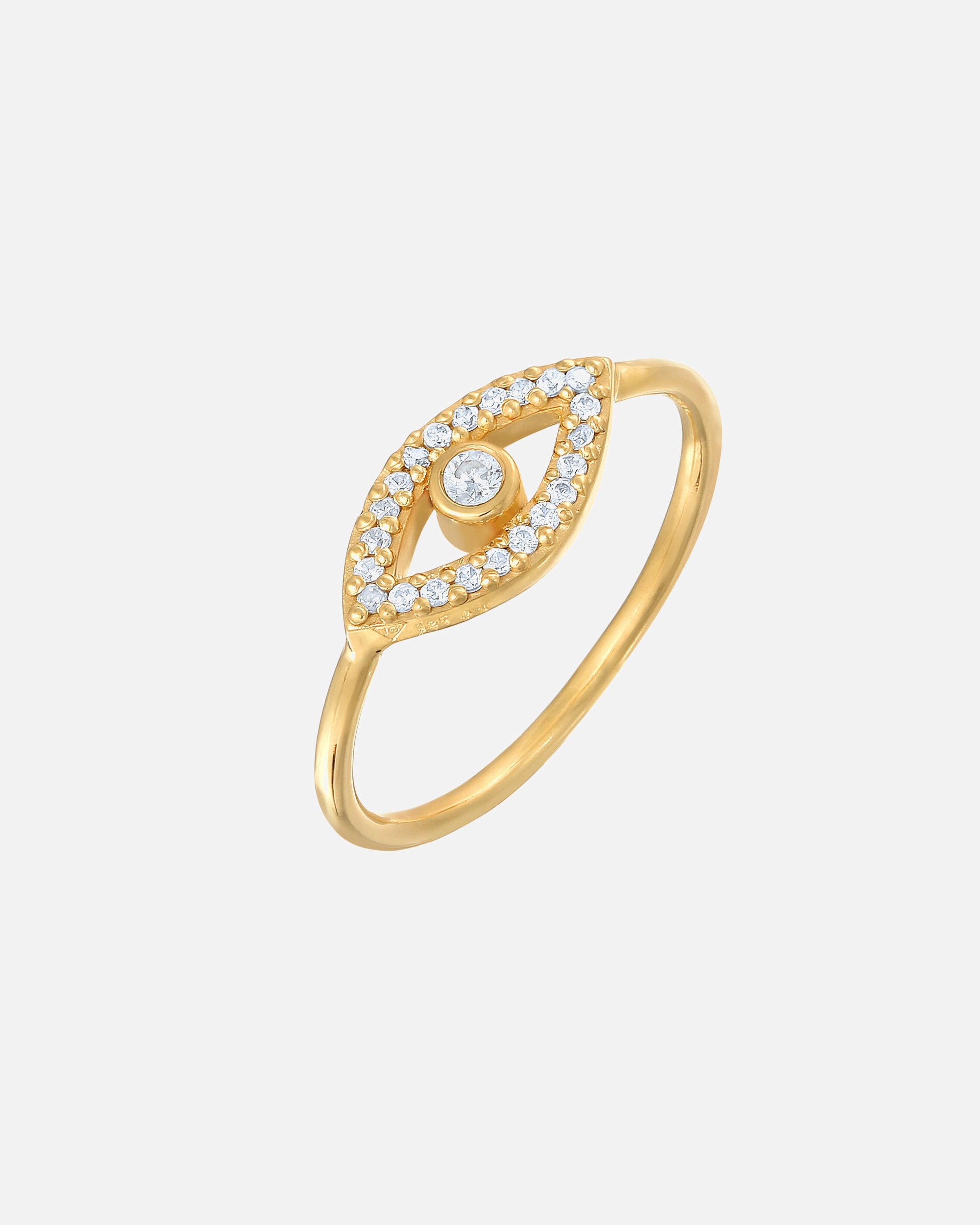 Ring für Weiblich Elli Evil Eye Zirkonia Kristalle 925 Silber 54